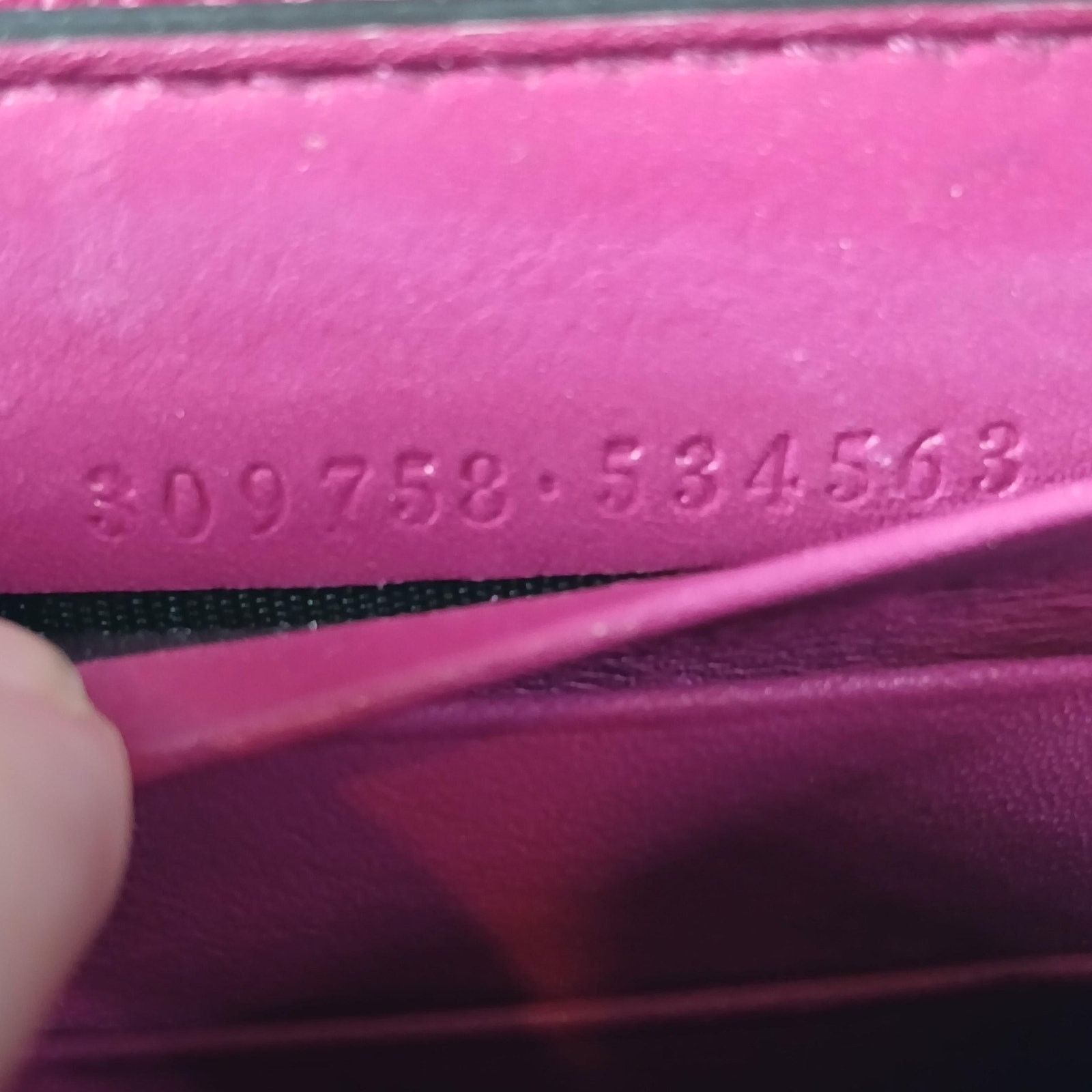 Gucci Gucci Shima GG Belted Zip Around Pink Enamel Leather Wallet Size ONE SIZE - 7 Thumbnail