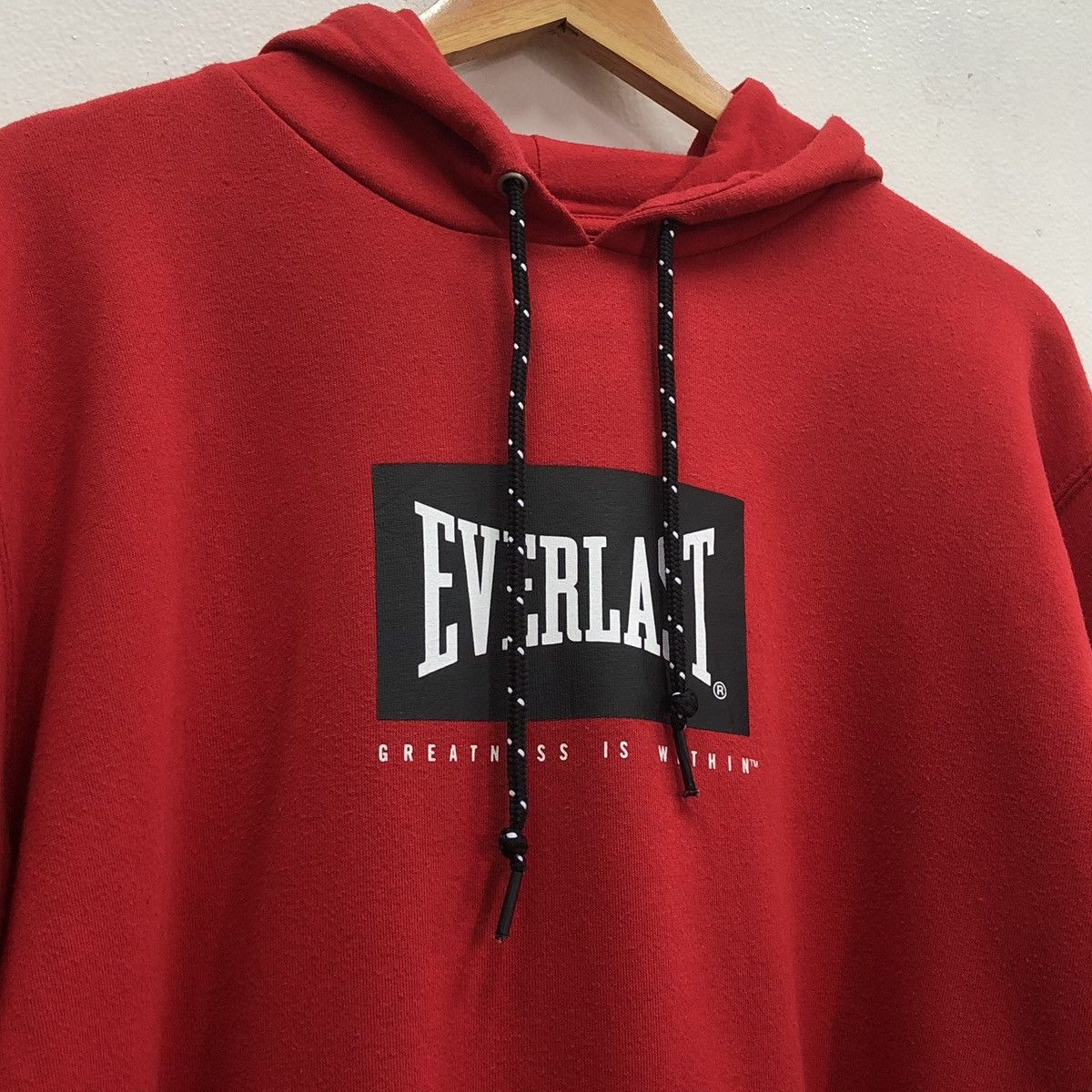 Everlast EVERLAST NYC Sweatshirt Hoodie With Logo Print Red Size US L / EU 52-54 / 3 - 4 Thumbnail