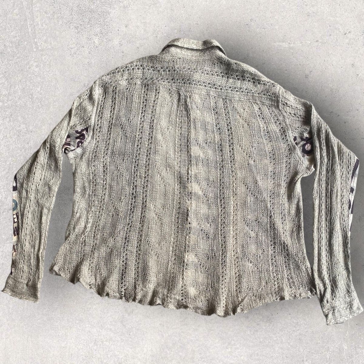 Nozomi Ishiguro × Seditionaries Cut And Sew 8 Part Mohair Oversize Shirt Size US L / EU 52-54 / 3 - 6 Thumbnail