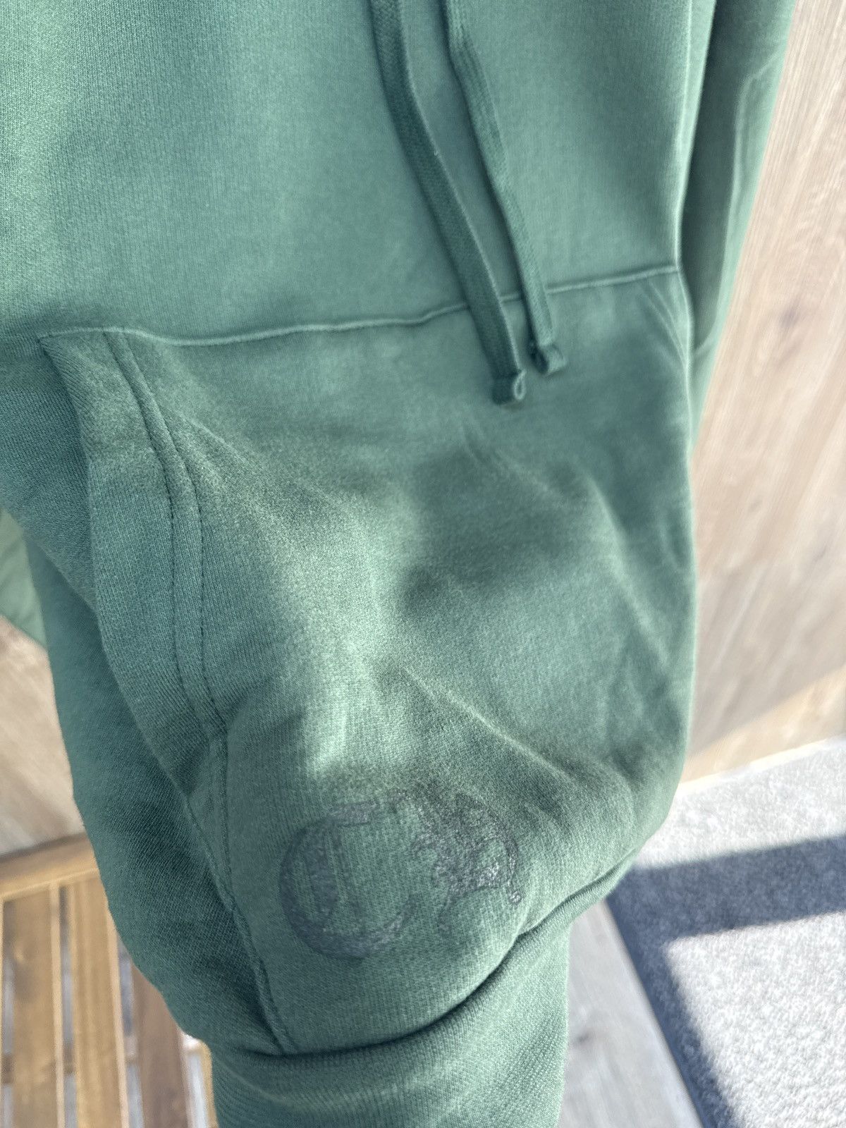 Chrome Hearts Chorome Hearts Green Pull Over Hoodie Size US L / EU 52-54 / 3 - 4 Thumbnail