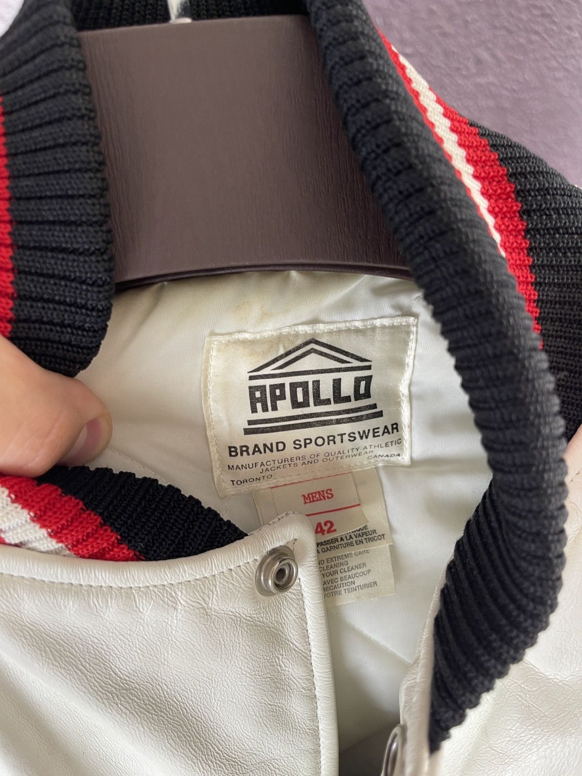 Apollo Apollo leather vintage 90s varsity jacket panthers hockey Size US L / EU 52-54 / 3 - 15 Thumbnail