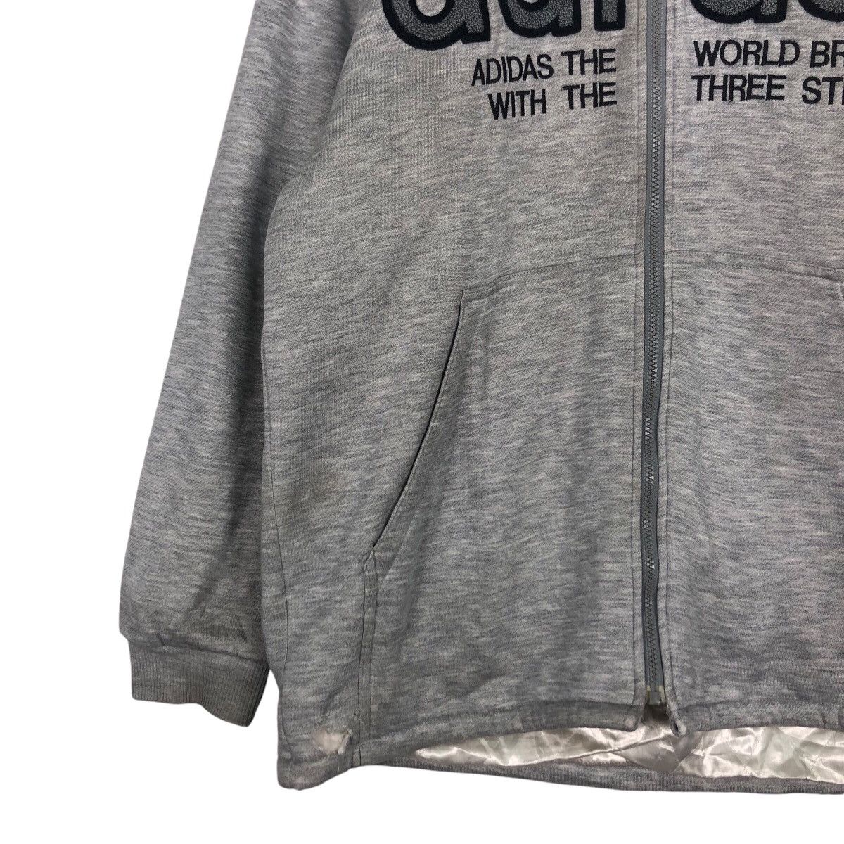 Adidas × Japanese Brand × Vintage Adidas Vintage Jacket Sweater Big Logo 90s Collection #A1 Size US L / EU 52-54 / 3 - 3 Thumbnail