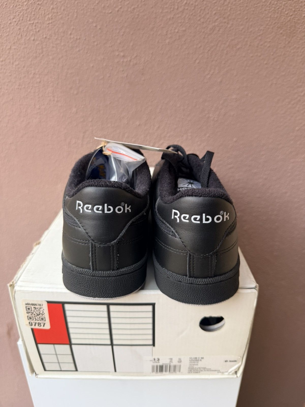 Reebok Reebok Eames Office x Club C 85 'Monotone Pack Black' Size US 13 / EU 46 - 4 Thumbnail