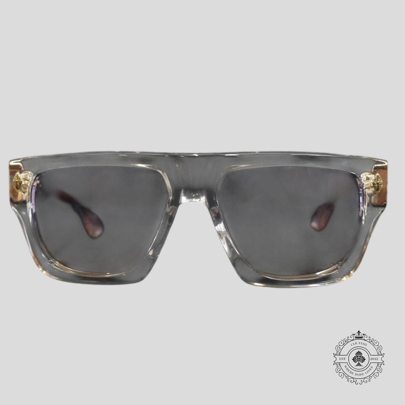 Chrome Hearts Chrome Hearts Charismadick Glasses in Clear/Gold Size ONE SIZE - 2 Thumbnail