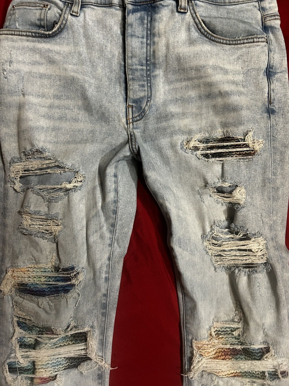 Amiri Amiri mx1 rainbow patch Size US 36 / EU 52 - 2 Thumbnail