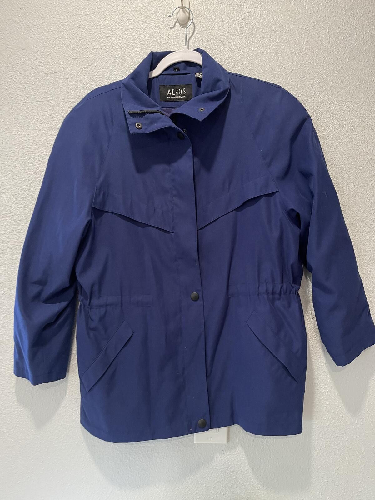 Other Aeros by Kristen Blake Navy Blue Petite Jacket Size S / US 4 / IT 40 - 1 Thumbnail