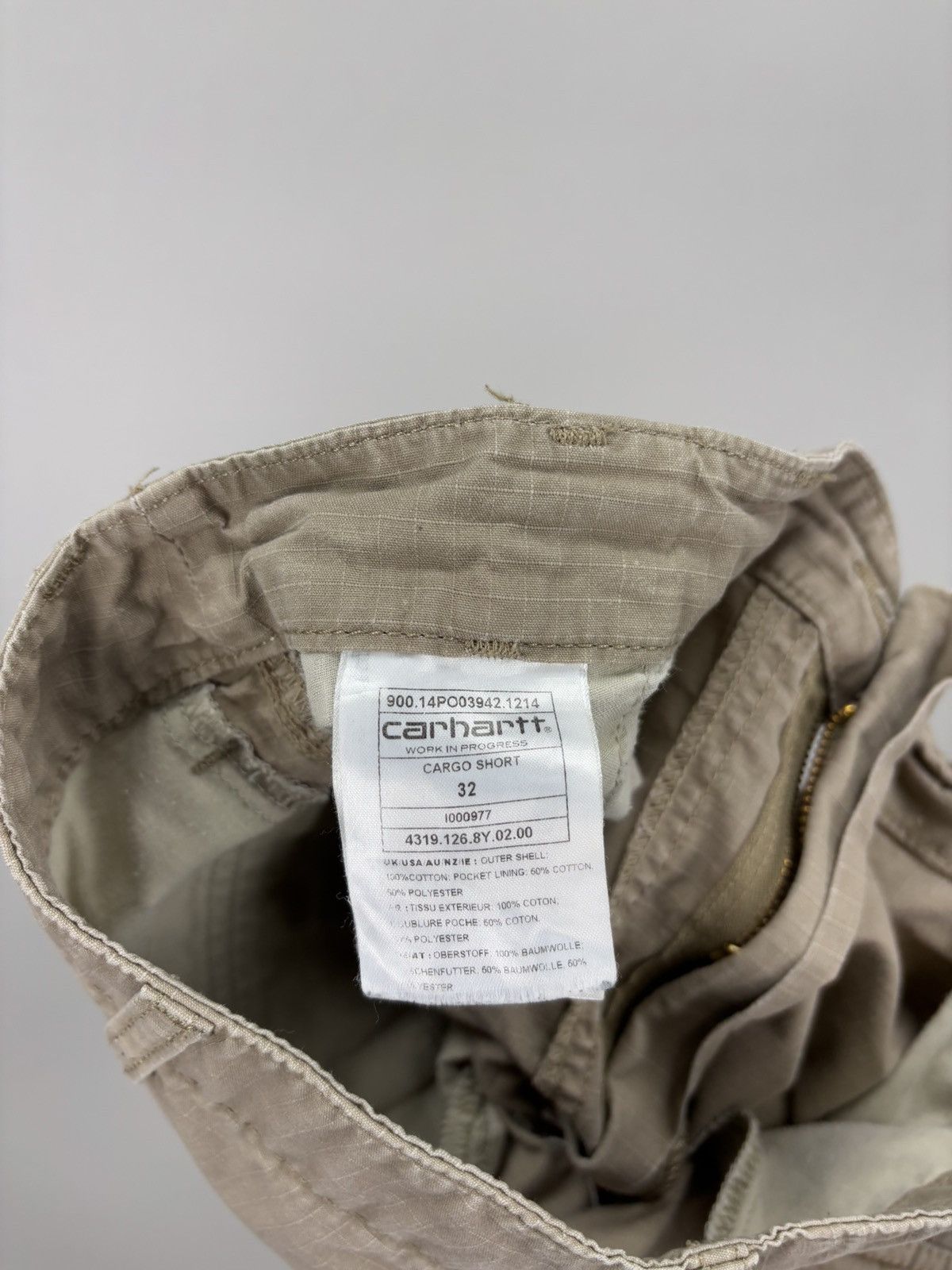 Carhartt Mens cargo short Carhartt Size 32 Color Brown Size US 32 / EU 48 - 12 Thumbnail