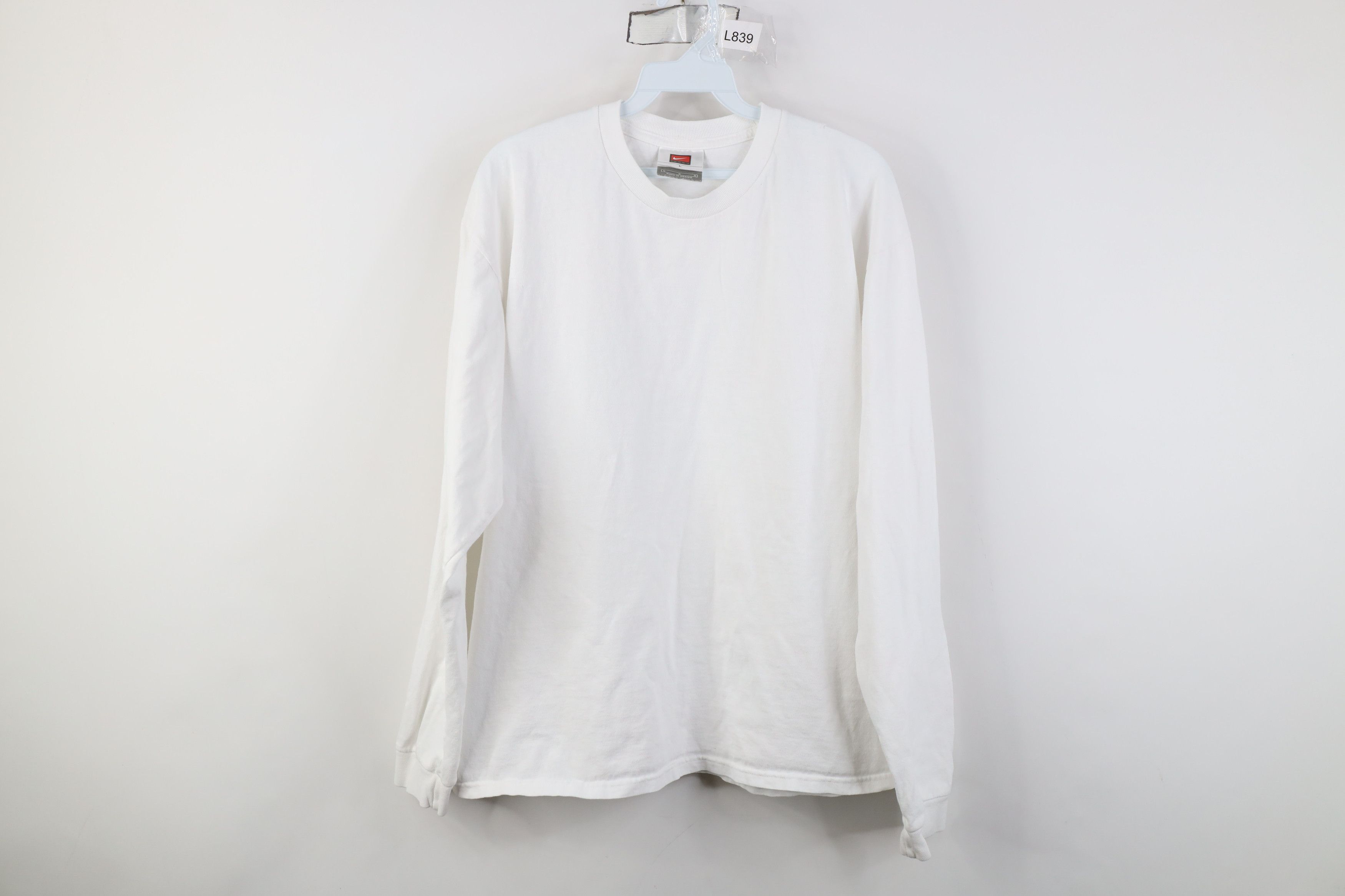 Nike Vintage Y2K Nike Scott Mini Swoosh Long Sleeve T-Shirt White Size US L / EU 52-54 / 3 - 1 Thumbnail