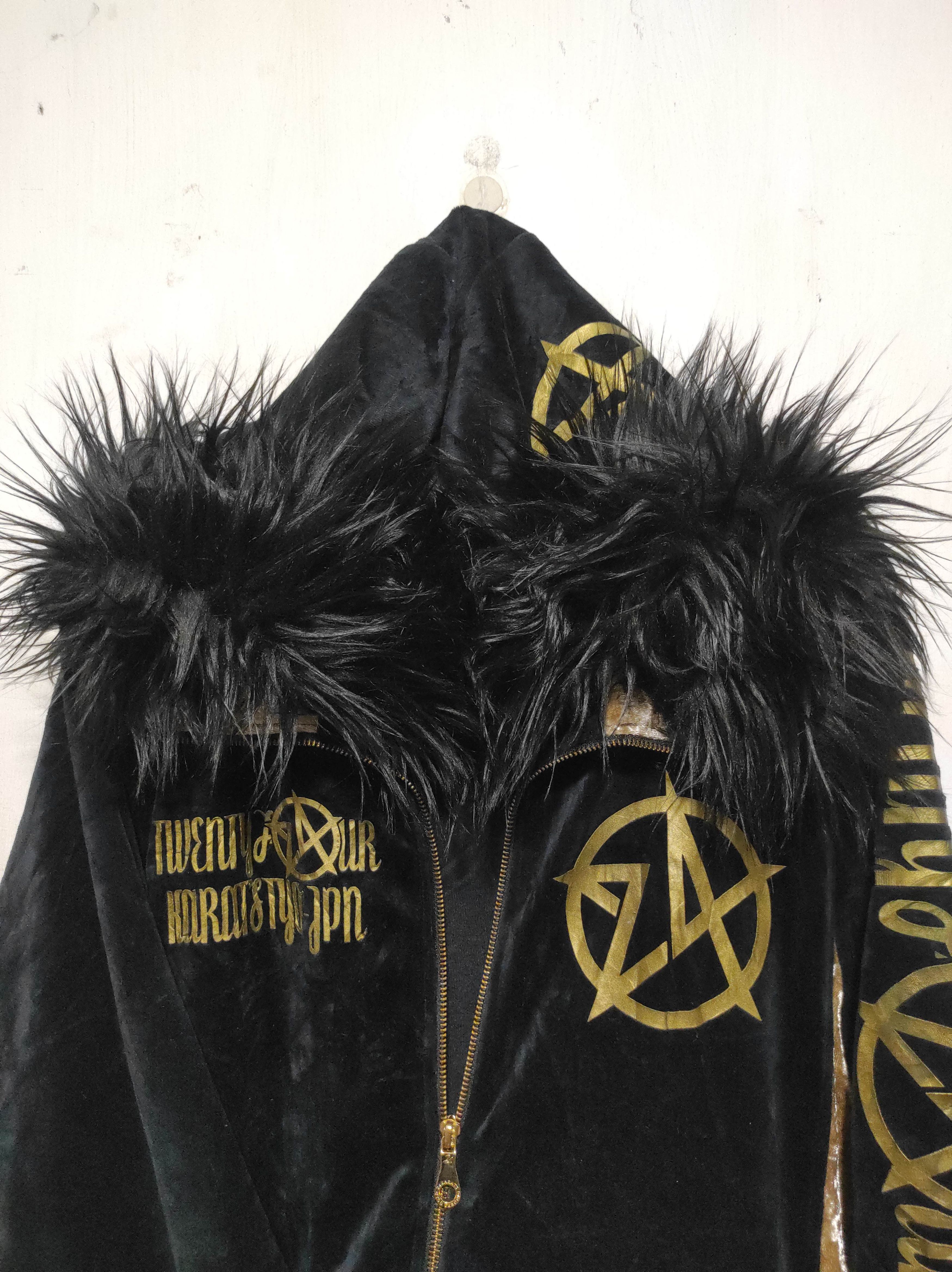 If Six Was Nine 24 Karats Velvet Zip Fur Hoodie if six was nine style Size US L / EU 52-54 / 3 - 4 Thumbnail