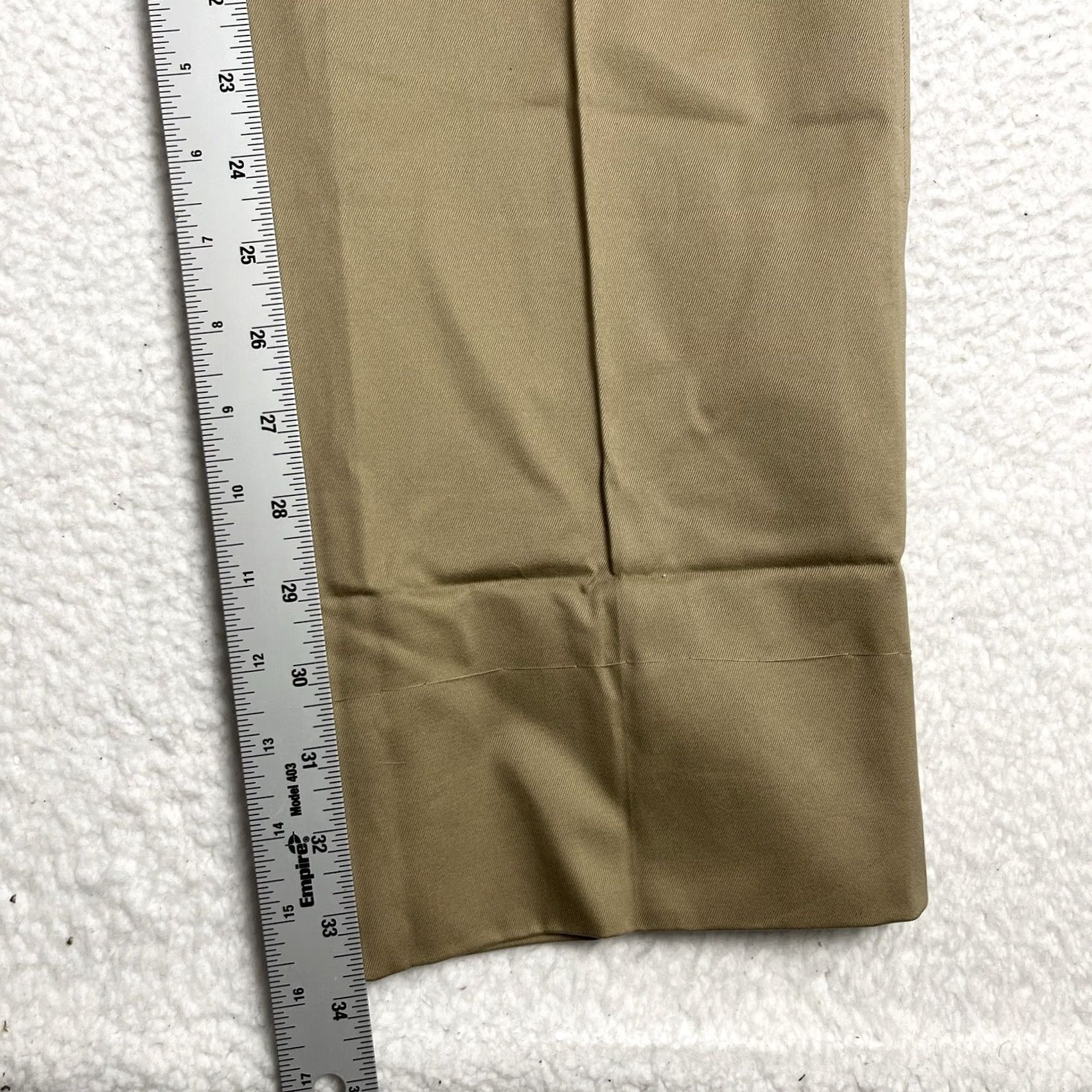 Ralph Lauren VINTAGE Polo Ralph Lauren Khaki Chino Pants Size 33 Pleated Unhemmed Mens 90s Size US S / EU 44-46 / 1 - 5 Thumbnail