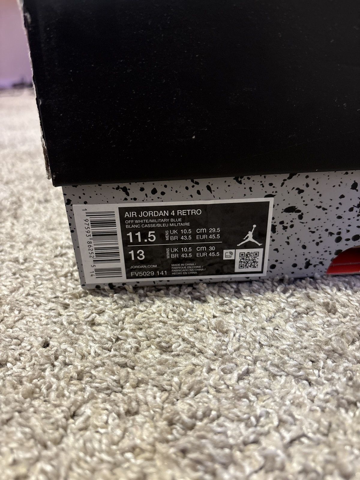Jordan Brand Jordan 4 military blue Size US 11.5 / EU 44-45 - 7 Thumbnail