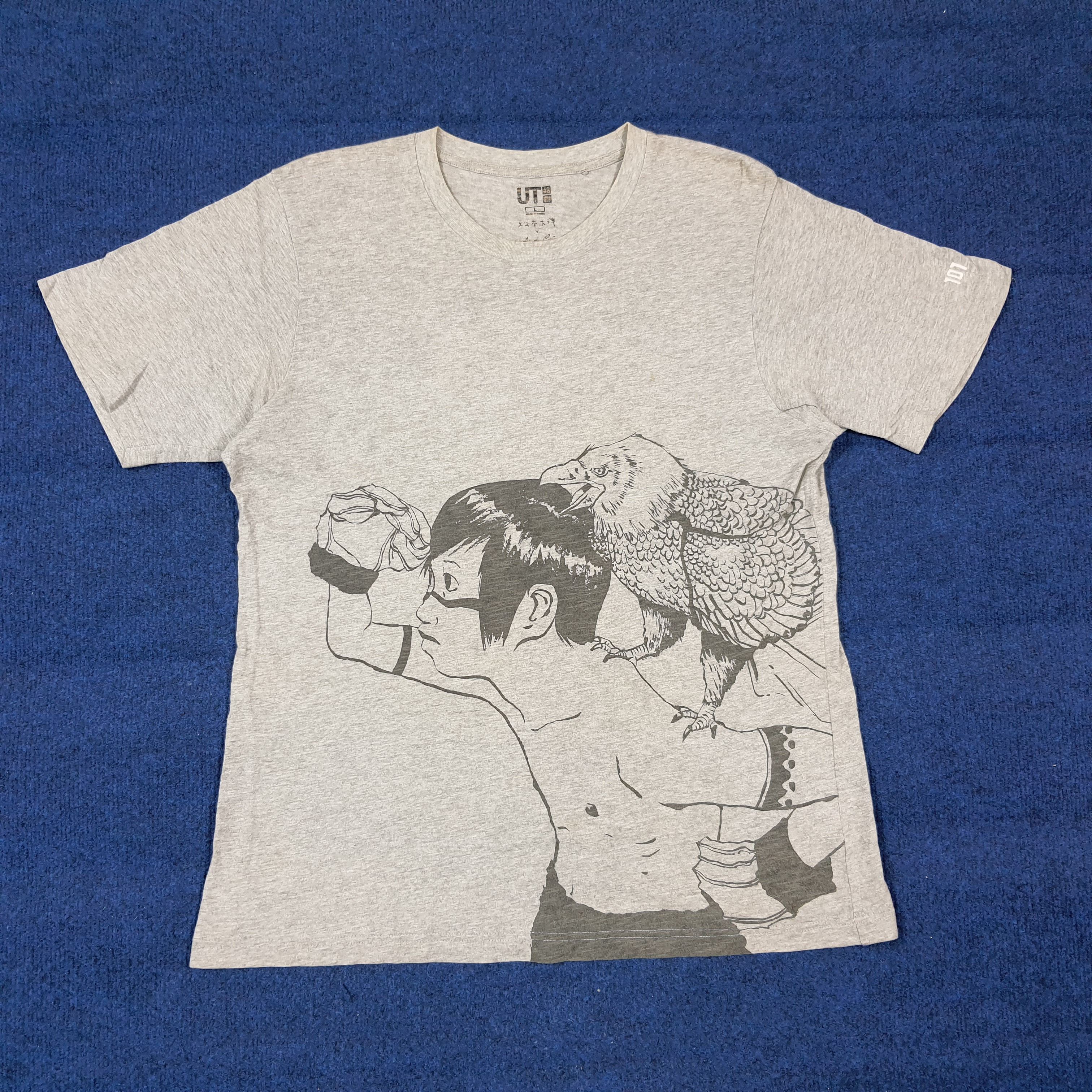 Japanese Brand Vintage Japan Manga Taiyo Matsumoto Graphic T-Shirt C285N30 Size US L / EU 52-54 / 3 - 1 Thumbnail
