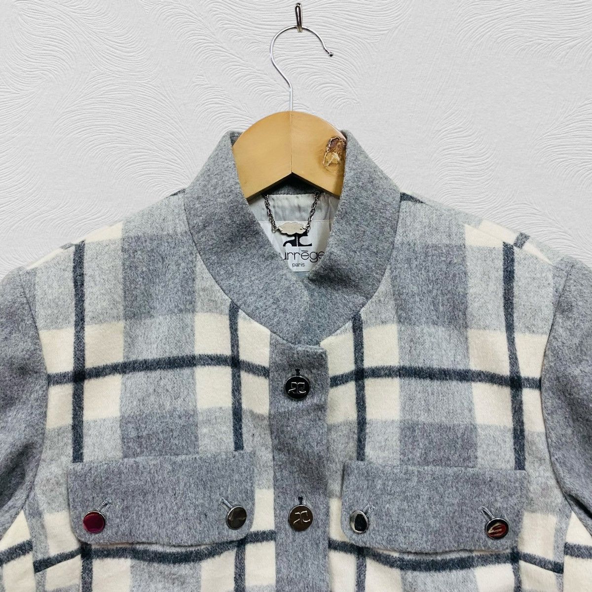 Courreges Courreges wool Crop Top jacket Size S / US 4 / IT 40 - 3 Thumbnail