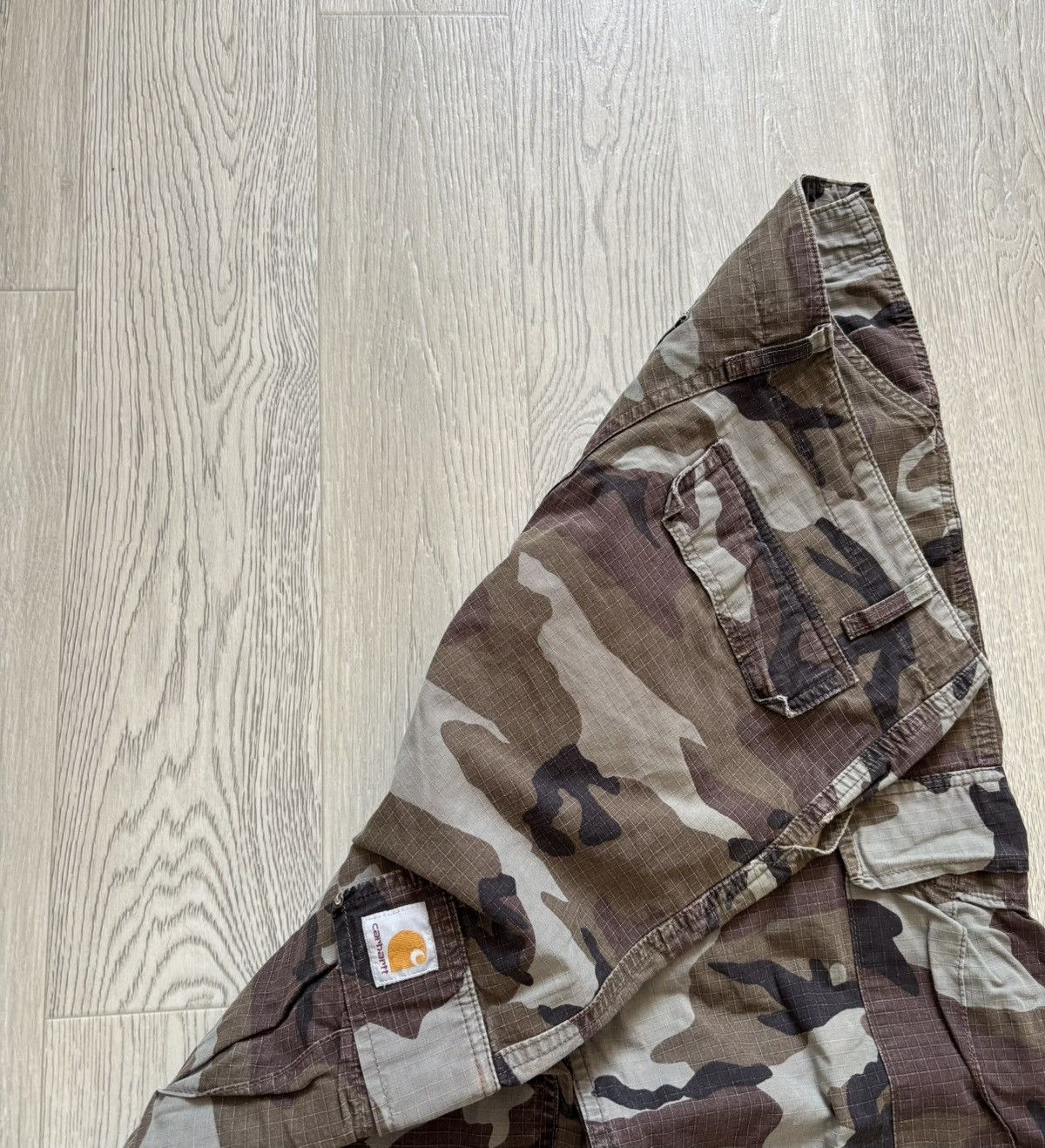 Carhartt × Vintage Vintage Carhartt W Cargo Pants Army Military Size 29" - 3 Thumbnail