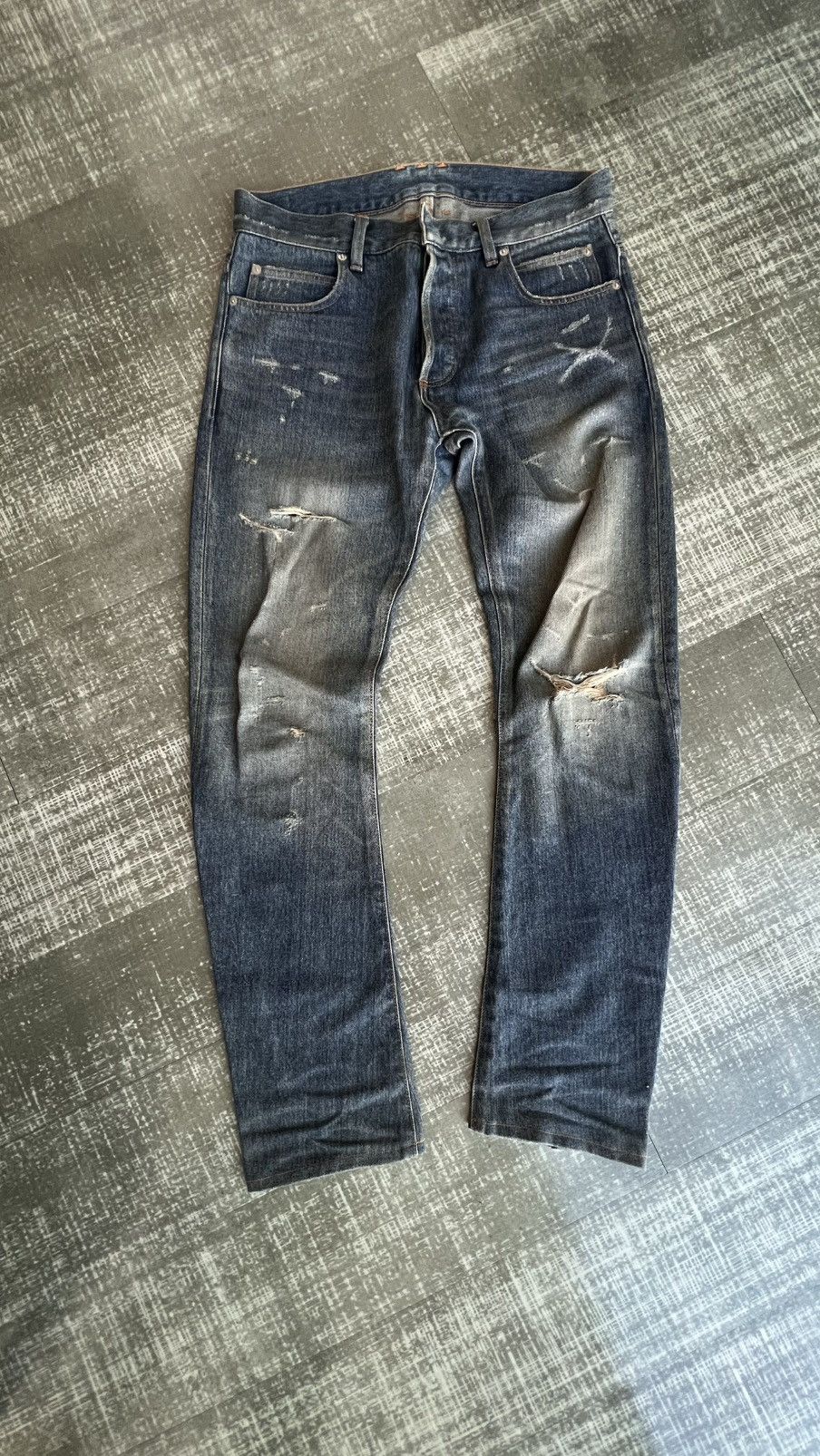 Balmain Balmain x Christophe Decarnin Multizip Pocket Distress