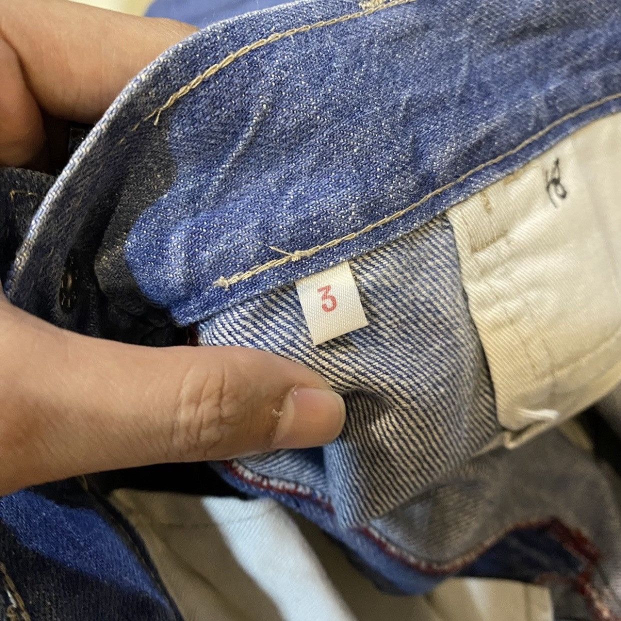 Blue Blue Japan Japanese BLUE BLUE HR Market Carpenter Denim Jeans Size US 34 / EU 50 - 12 Thumbnail