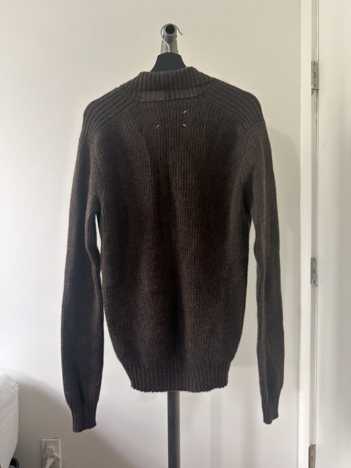 Maison Margiela AW04 Brown Cardigan Size US M / EU 48-50 / 2 - 2 Thumbnail