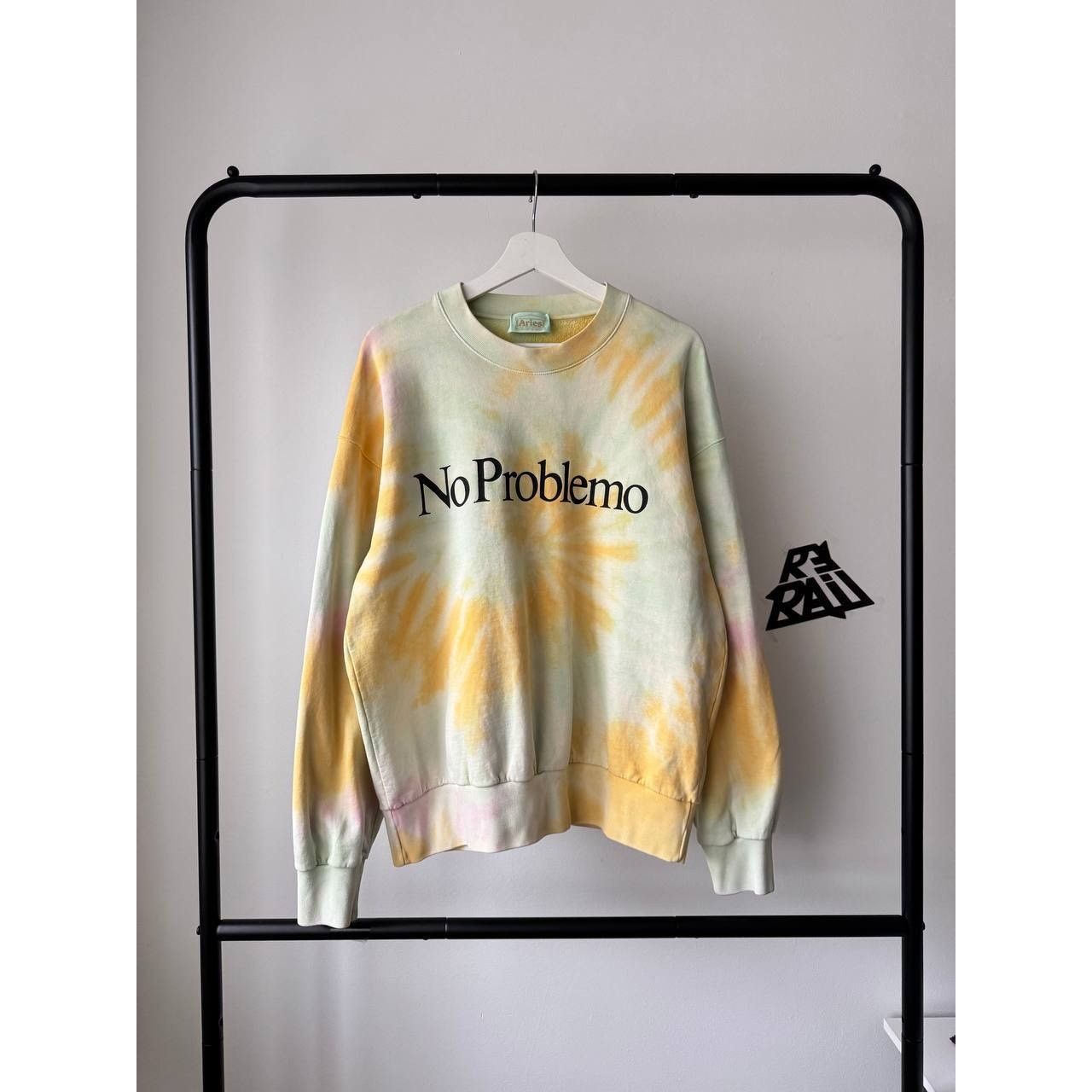 Aries Aries No Problemo Tie Dye Sweatshirt | Grailed