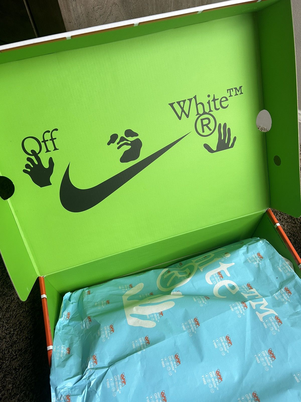Nike × Off-White Off-White x Air Force 1 Mid ‘Black’ Size US 11.5 / EU 44-45 - 12 Thumbnail