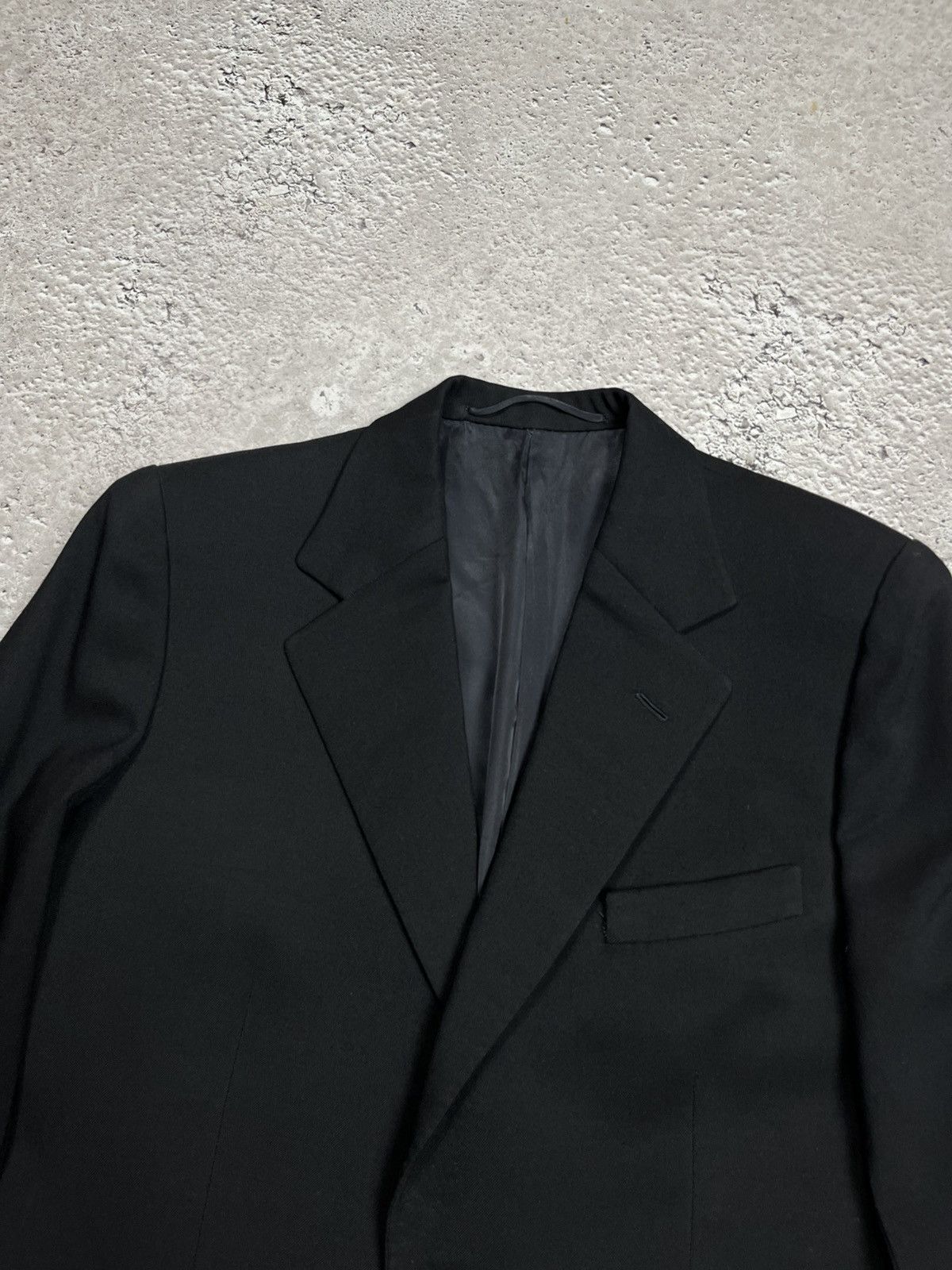 Other Ludwig & Schirmer Heavy Vintage Black Wool Blazer Austria Size 42R - 4 Thumbnail