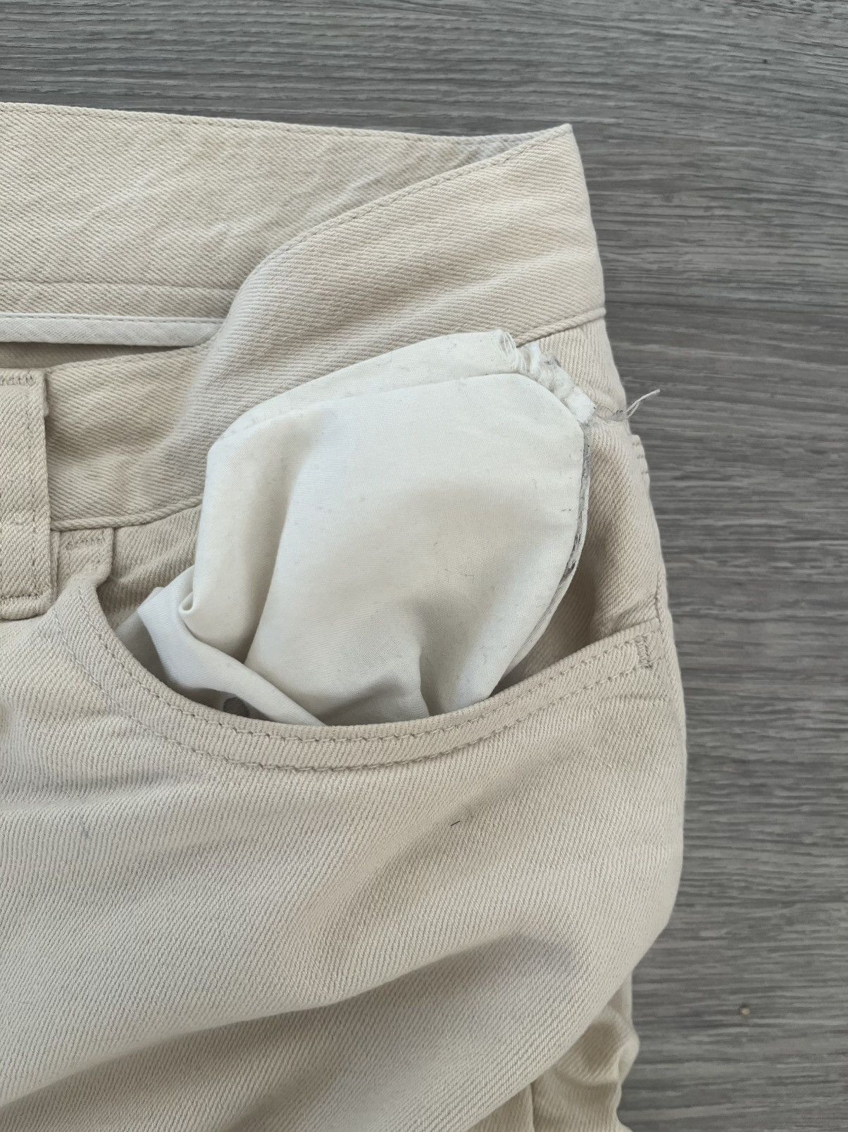 Wales Bonner High-waisted cotton/wool khaki Size US 30 / EU 46 - 10 Thumbnail
