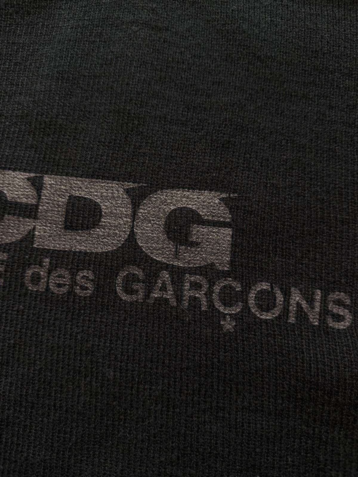 Comme des Garcons CDG Comme Des Garcons Knit Sweater Big Logo Y2K Size US XL / EU 56 / 4 - 8 Thumbnail