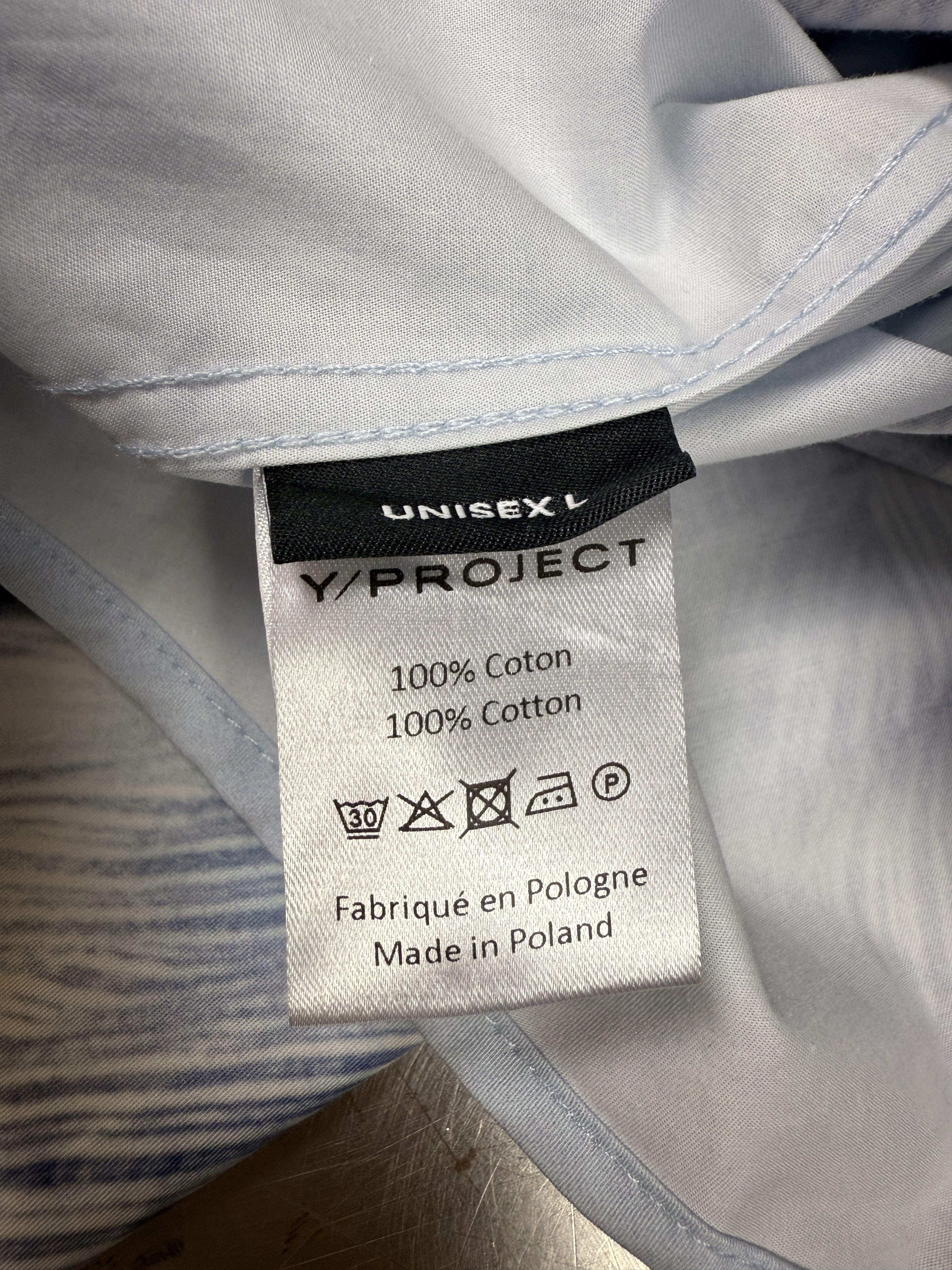 Y/Project $615 Y/Project Compact Print Shirt Size US L / EU 52-54 / 3 - 8 Thumbnail
