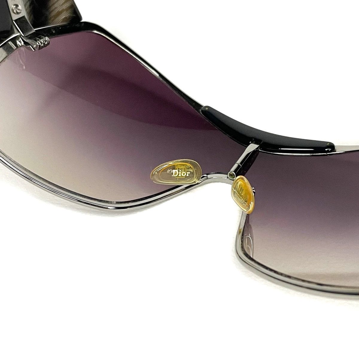 Dior × Vintage Dior Gaucho 1 Mask Sunglasses Size ONE SIZE - 10 Thumbnail