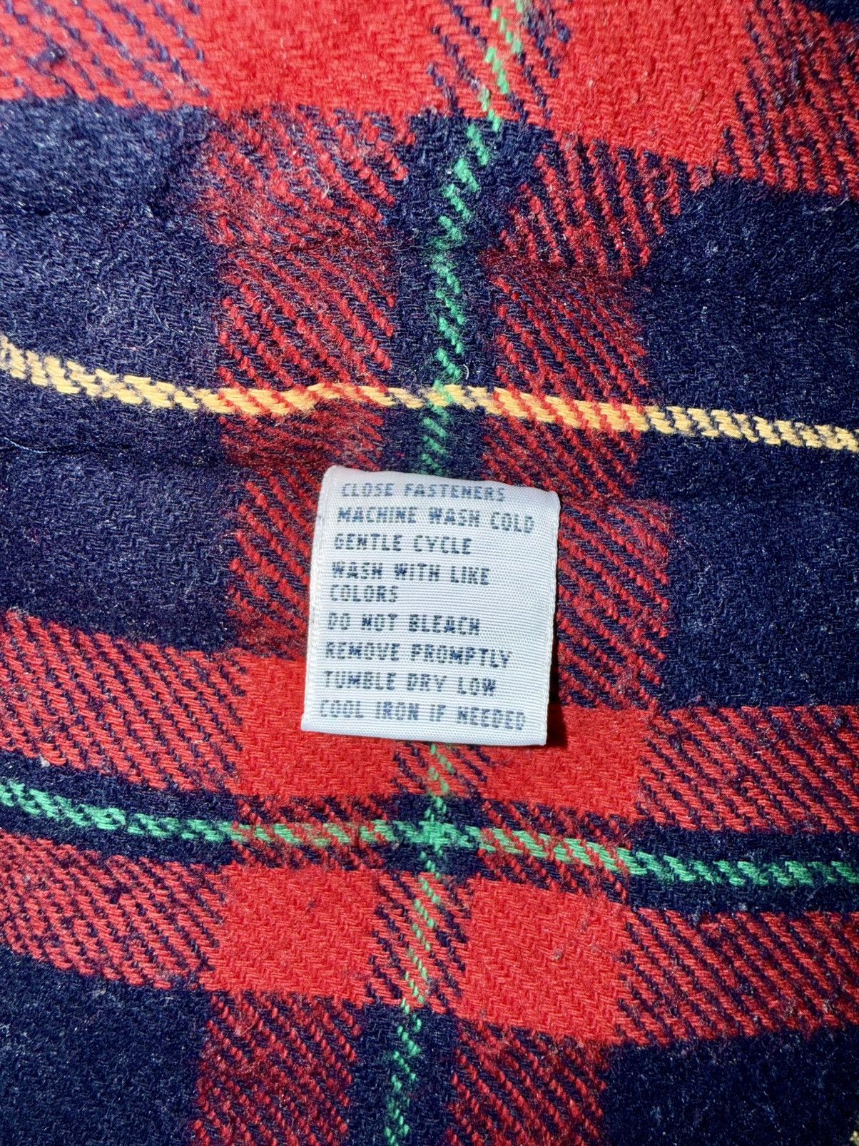 Polo Ralph Lauren Vintage Polo RL Navy Puffer Vest w/ Plaid Lining Size US L / EU 52-54 / 3 - 4 Thumbnail