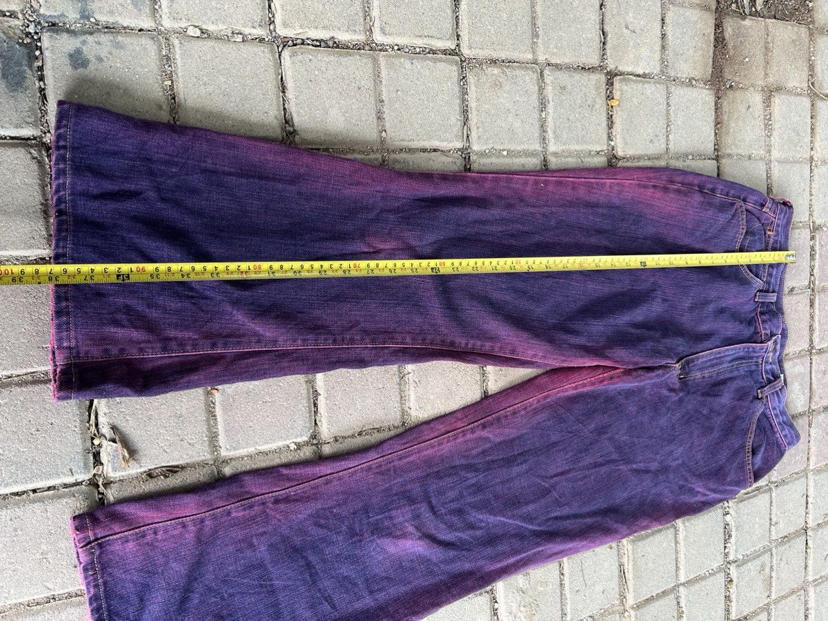 Japanese Brand × Vintage × Wrangler Flare Darkpurple Coudroy Wrangler Denim Size US 29 - 12 Thumbnail