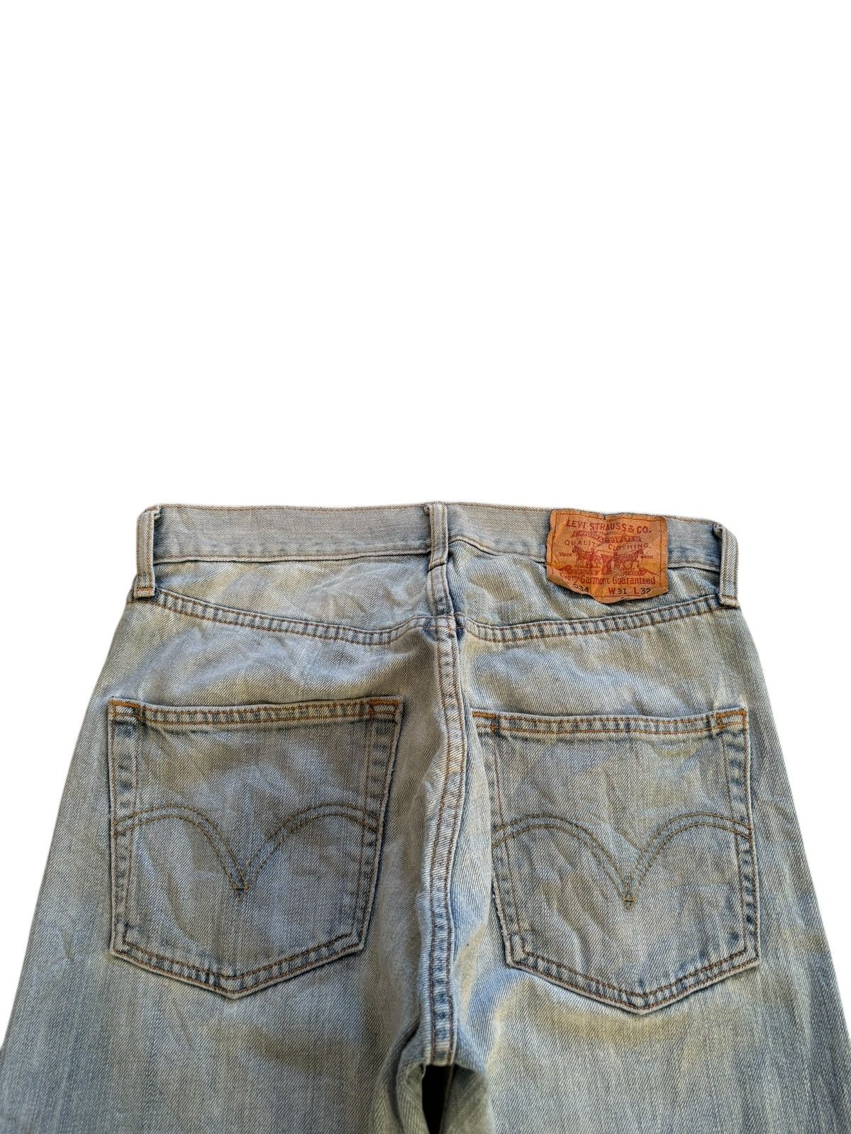 Levi's × Levi's Vintage Clothing Vintage 90s Levis 534 Mud Wash Loose Baggy Jeans Size US 29 - 8 Thumbnail