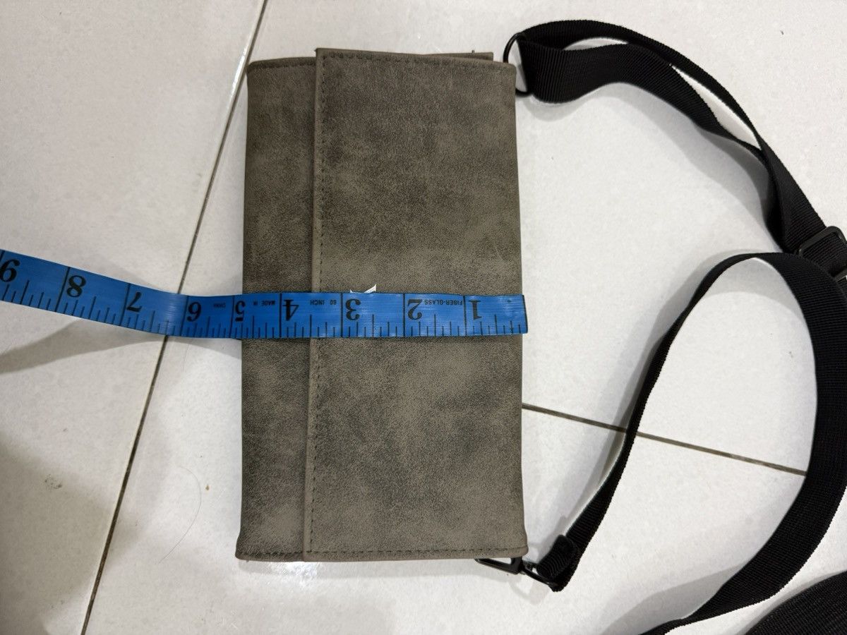 Y's VTG Y’s Yohji Grey Suede Wallet+Sling Bag Size ONE SIZE - 14 Thumbnail