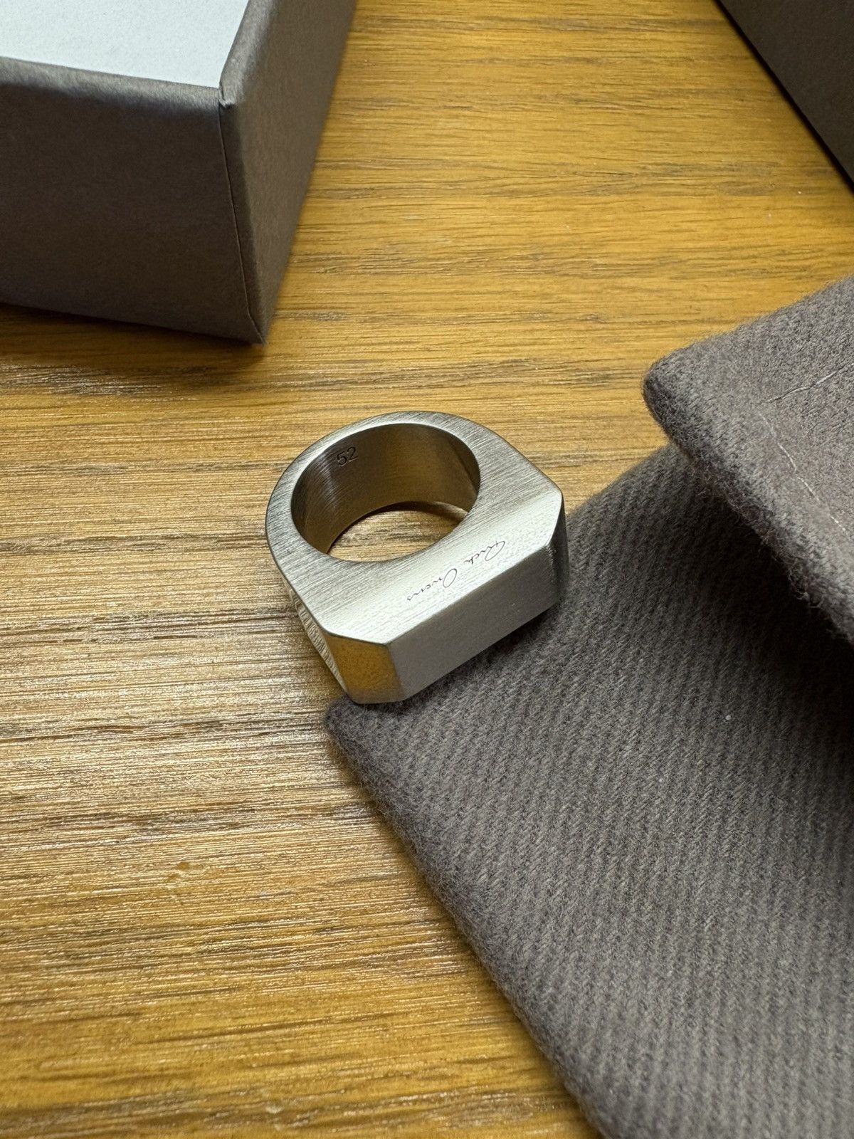 Rick Owens New beveled ring size 52 Size ONE SIZE - 2 Thumbnail
