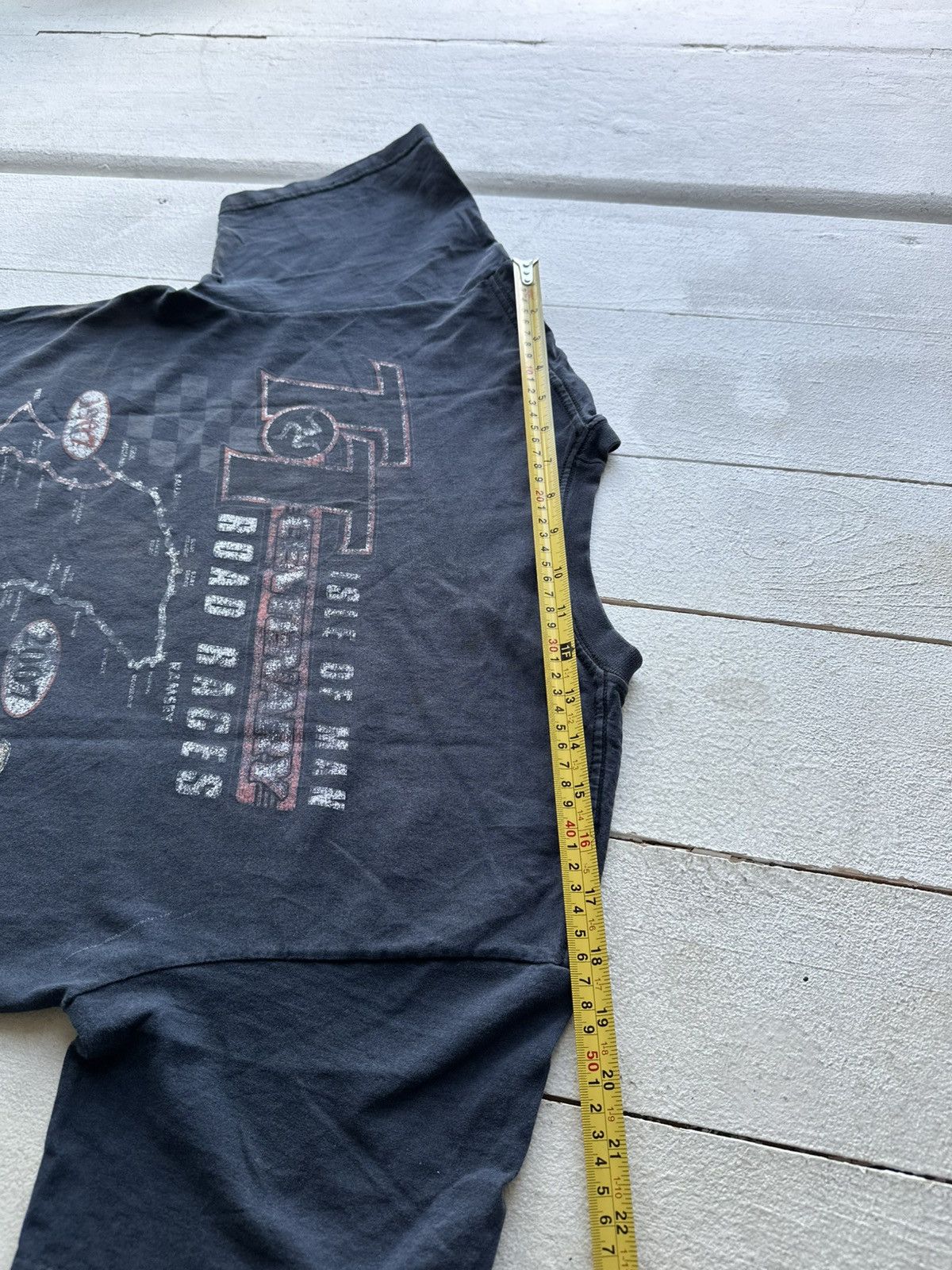 Vintage 🚨Racing T-shirt Isle of Man Vintage Big Logo 2 Side Size US M / EU 48-50 / 2 - 11 Thumbnail