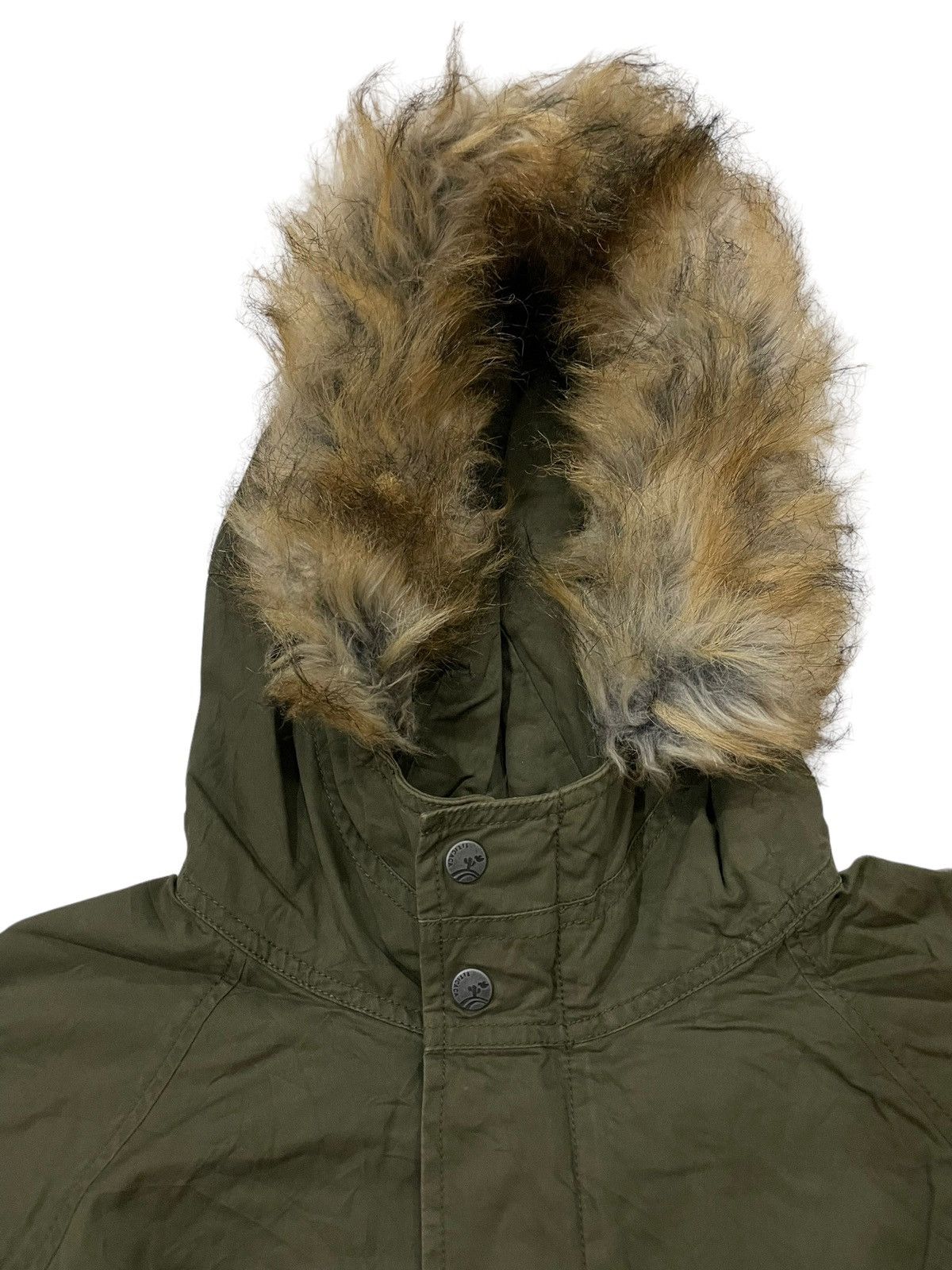 Beauty Beast Titicaca Faux Fur Hood Bondage Punk Parka Jacket Size US L / EU 52-54 / 3 - 6 Thumbnail