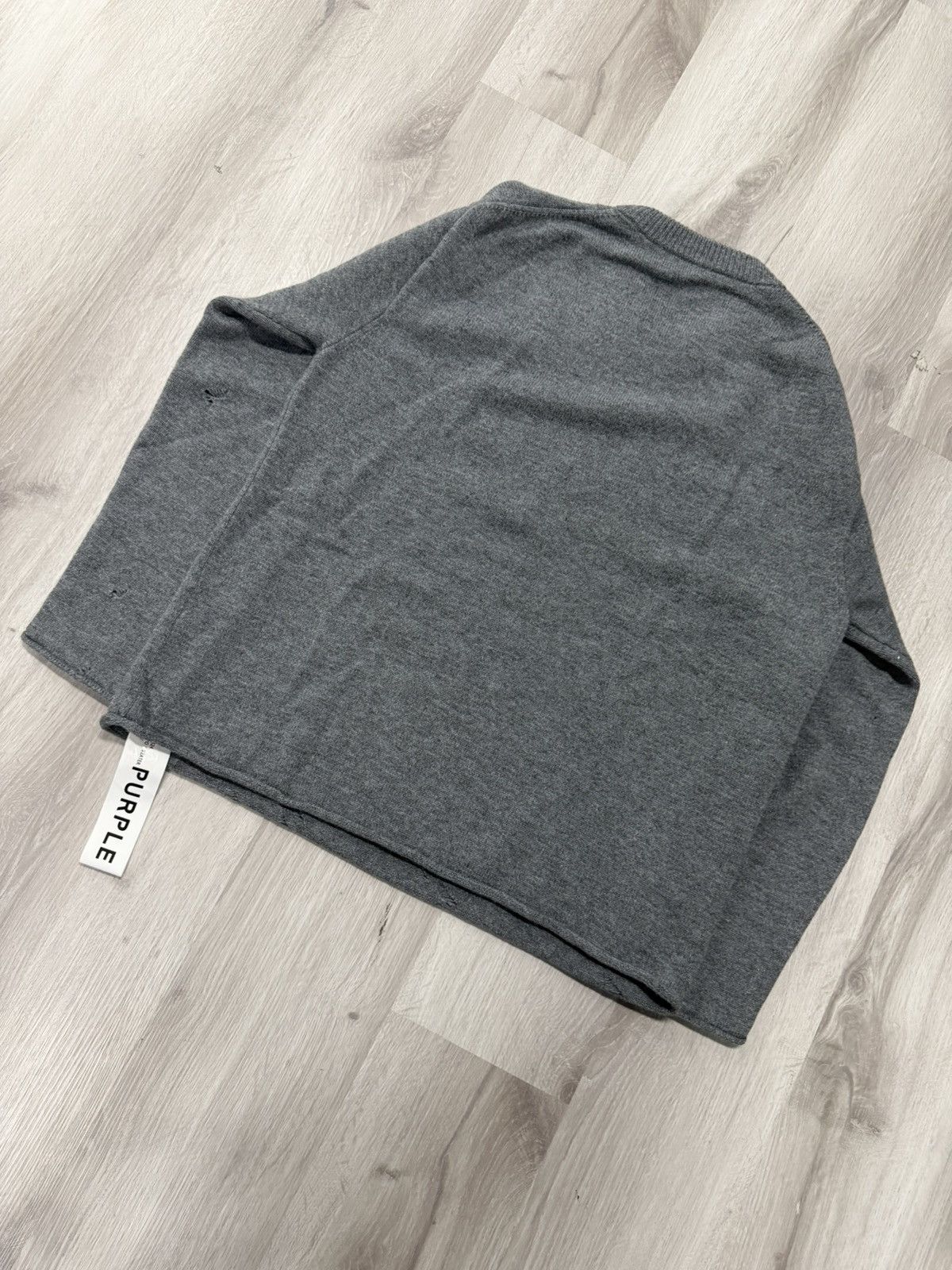 Purple Brand Purple Brand Sweater Regular Fit Heather Grey Size US M / EU 48-50 / 2 - 4 Thumbnail