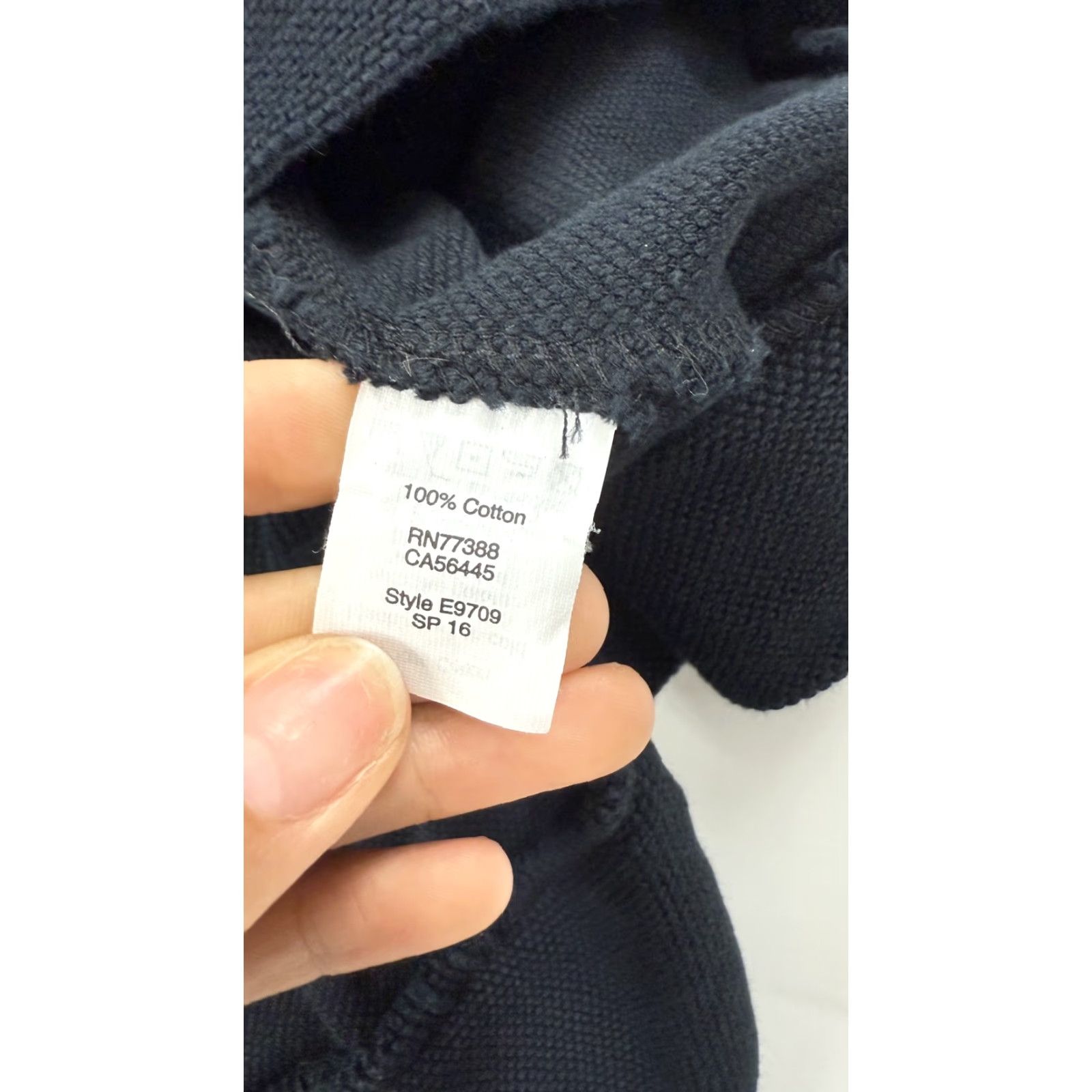 Madewell Madewell Jacket Womens Medium Black Full Zip High Low Hem Pocket Cotton E9709 Size M / US 6-8 / IT 42-44 - 5 Thumbnail
