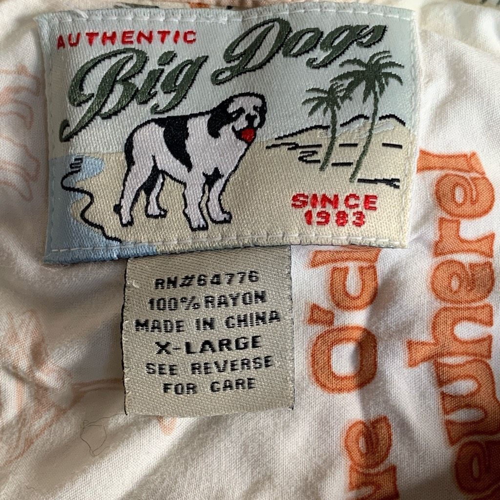 Big Dogs Vintage Y2K Big Dogs Top It’s Five O’Clock Somewhere Hawaiia Size US XL / EU 56 / 4 - 7 Thumbnail