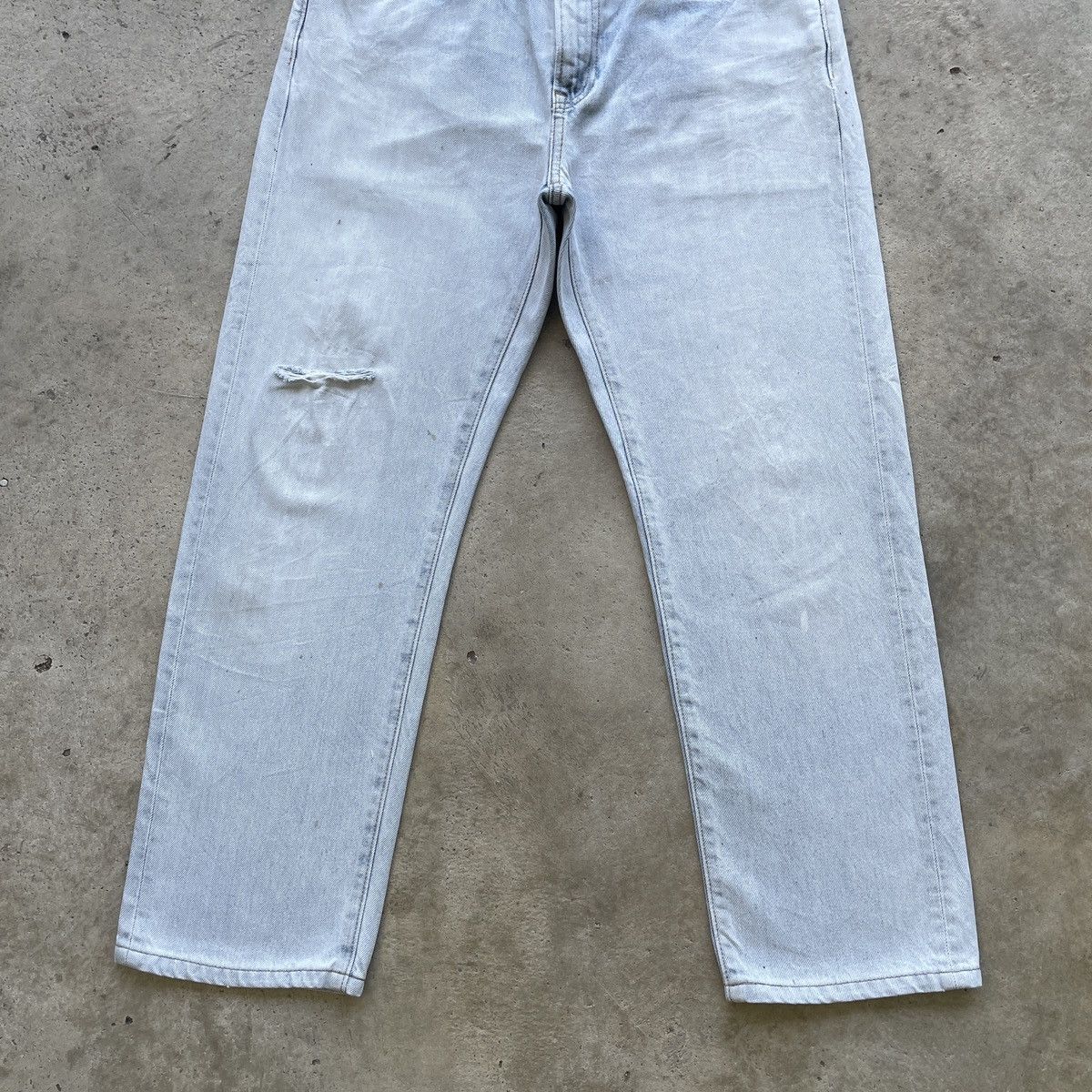 Japanese Brand W31💥 Vintage Japanese Light Wash Jeans Distressed Pants Size US 31 - 4 Thumbnail