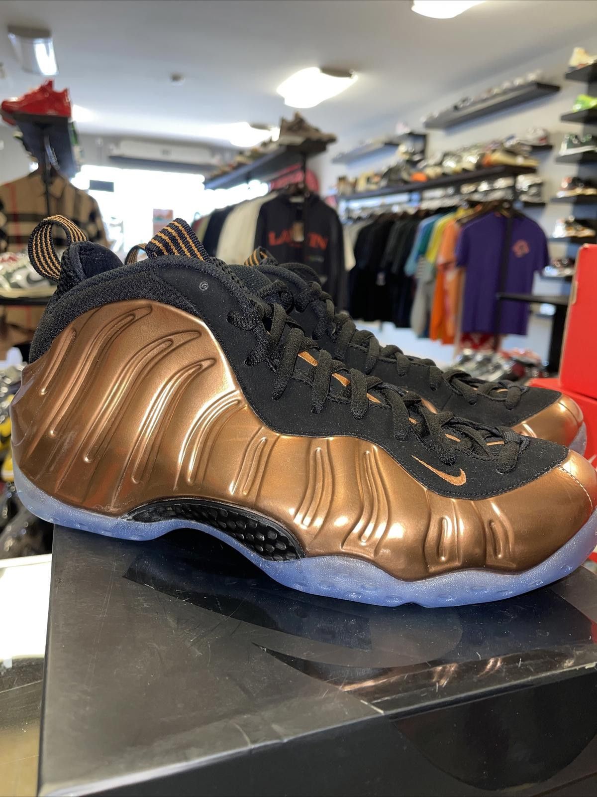Nike 2017 Nike Air Foamposite One Copper Black 314996-007 Size 10 Size US 10 / EU 43 - 3 Thumbnail