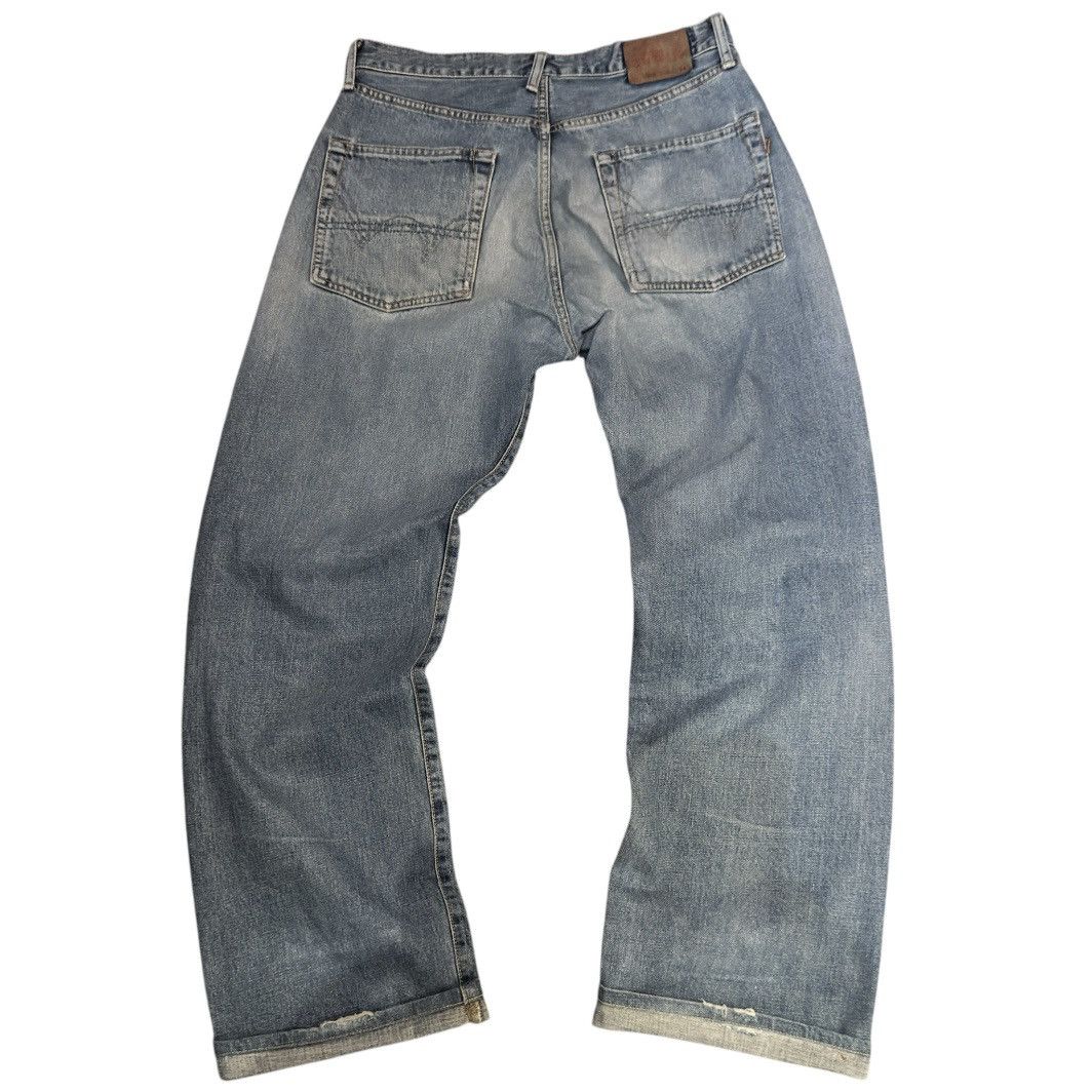 Edwin 🇯🇵 Japanese Vintage 90s Edwin 505 Selvedge Stone Wash Denim Size US 32 / EU 48 - 2 Thumbnail