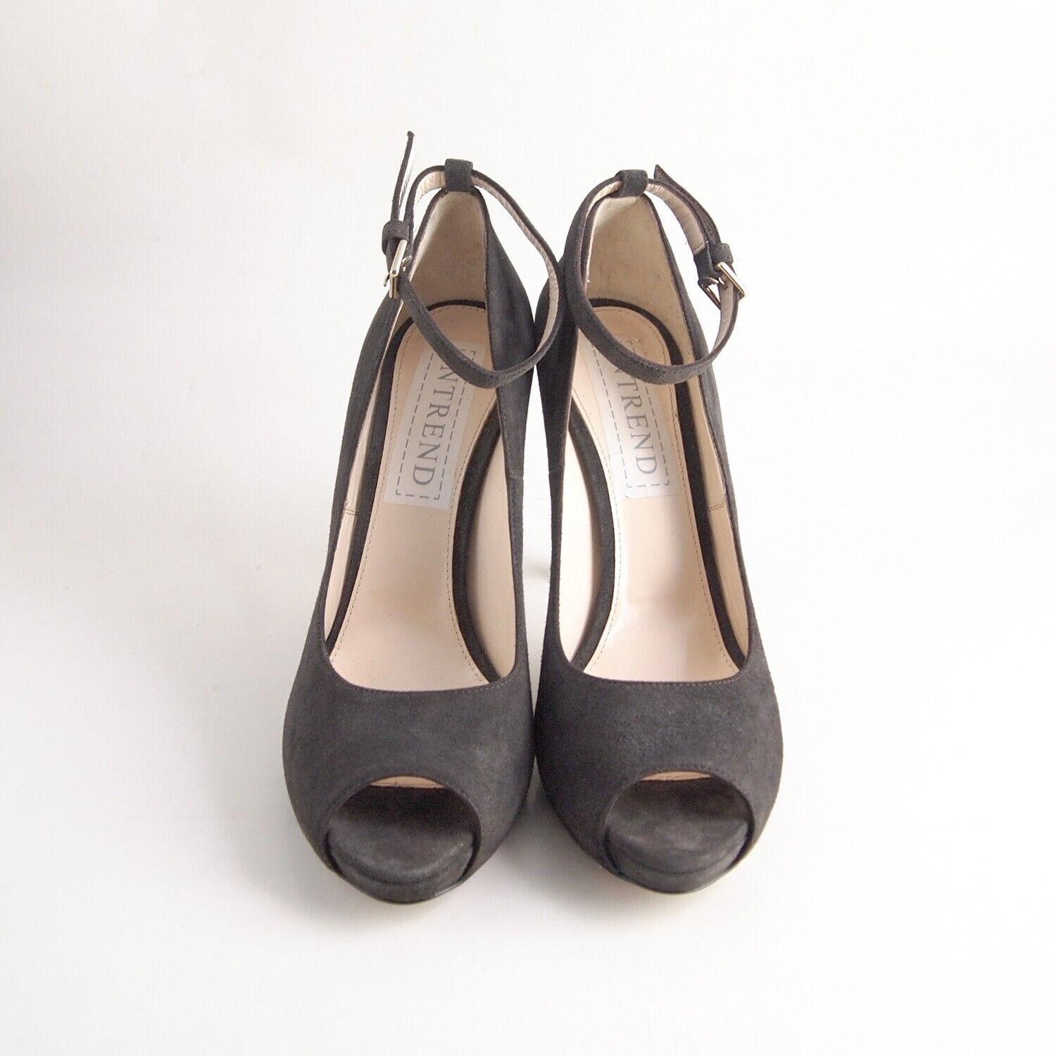 Max Mara Max Mara Open Toe Sandals Brown Suede Womens US 9 EU 39 Size US 9 / IT 39 - 3 Thumbnail