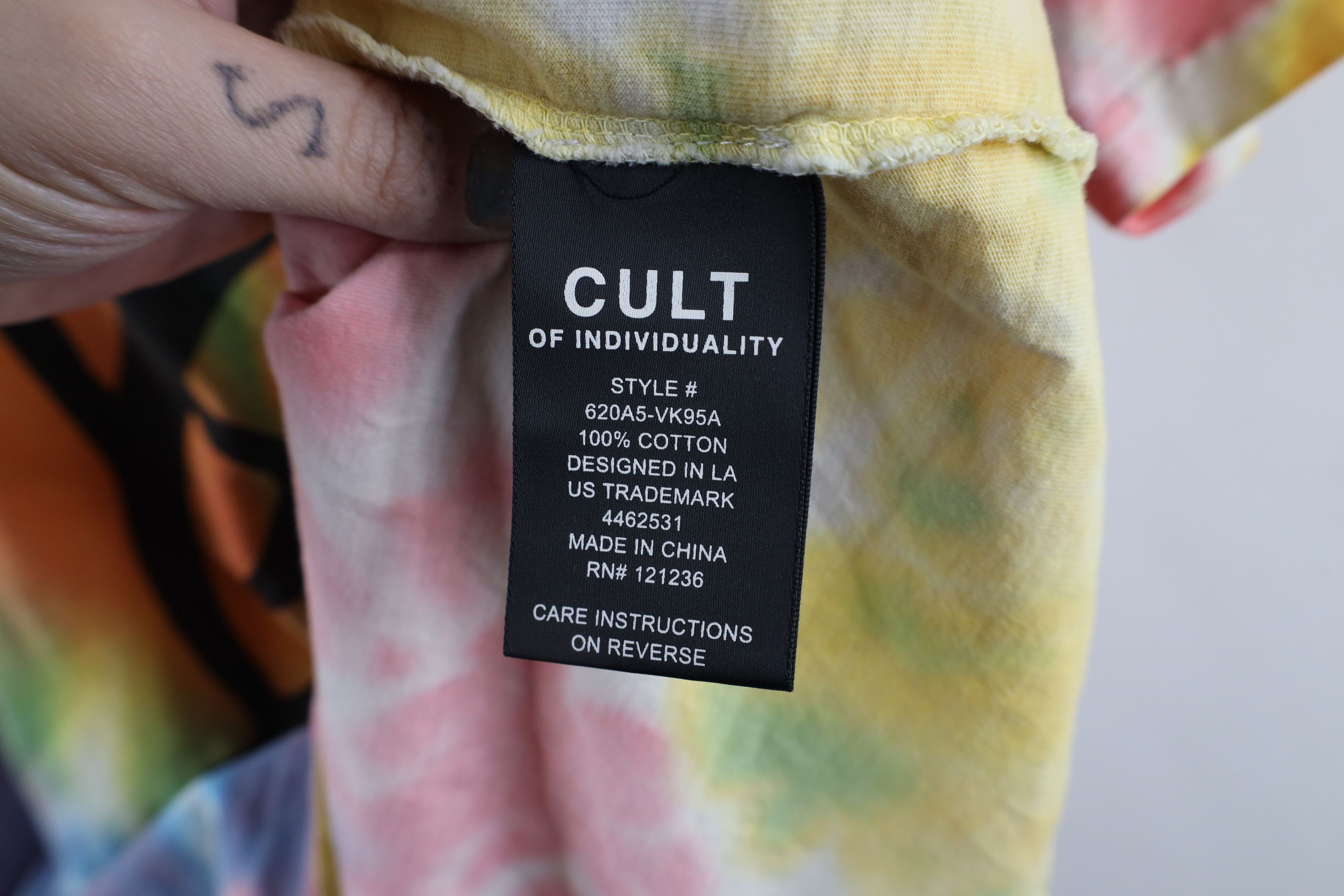 Vintage Cult of Individuality Tie Dye Shimuchan Short Sleeve T-Shirt Size US XL / EU 56 / 4 - 8 Thumbnail