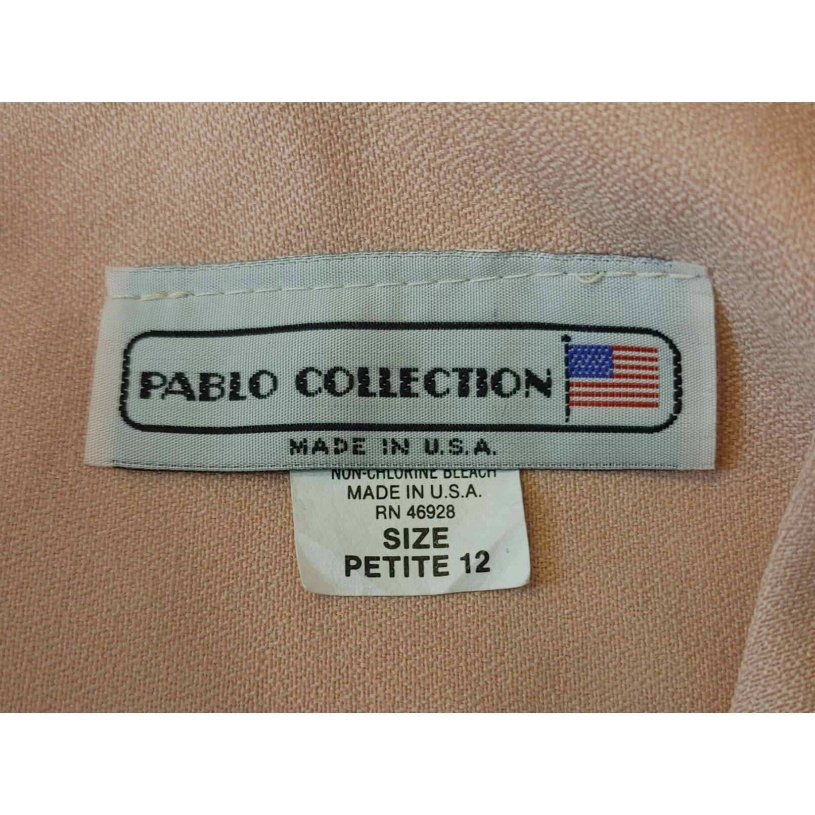 Other PABLO COLLECTION Womens Petite 12 Tan Embellished Button Two Size XL / US 12-14 / IT 48-50 - 4 Thumbnail