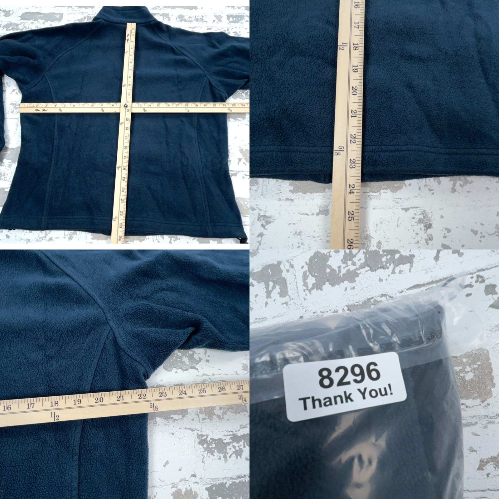 Layer 8 Columbia Jacket Women Medium Blue Fleece Sweater Coat Layer Full Zip Ladies M6 Size M / US 6-8 / IT 42-44 - 8 Thumbnail