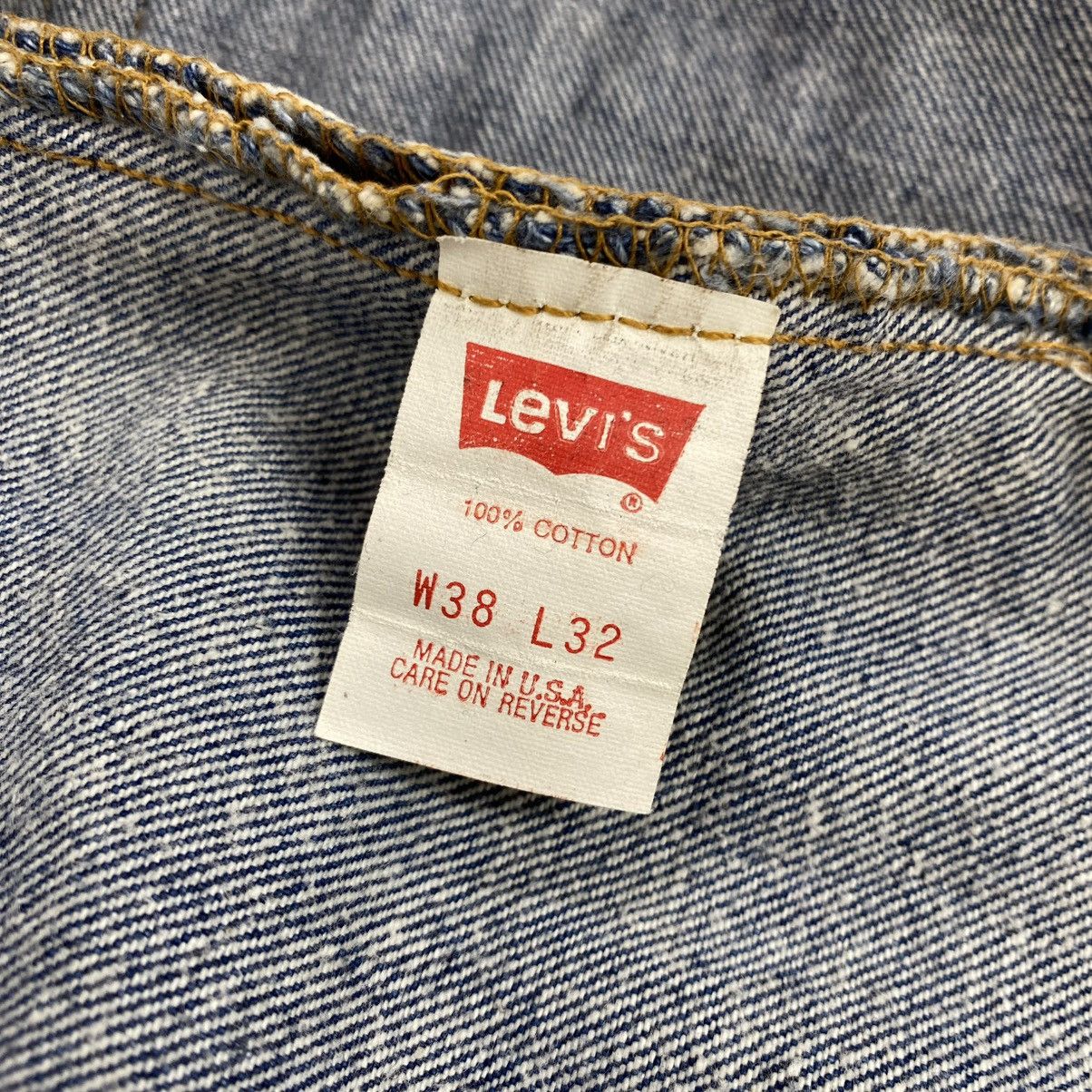 Levi's Vintage Clothing 🇺🇸1990s Vintage Levis 501XX 38x32 Straight Leg Faded Jeans Size US 38 / EU 54 - 12 Thumbnail