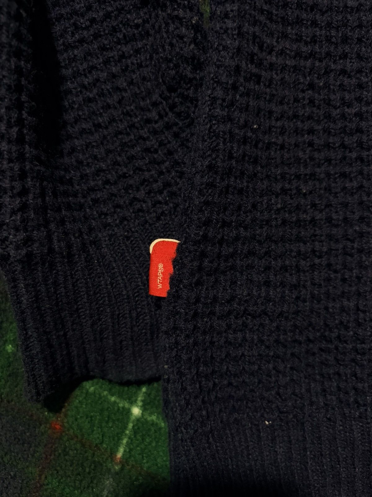 Wtaps WTAPS Waffle Knit Hoodie Navy Size 2 Size US M / EU 48-50 / 2 - 5 Thumbnail