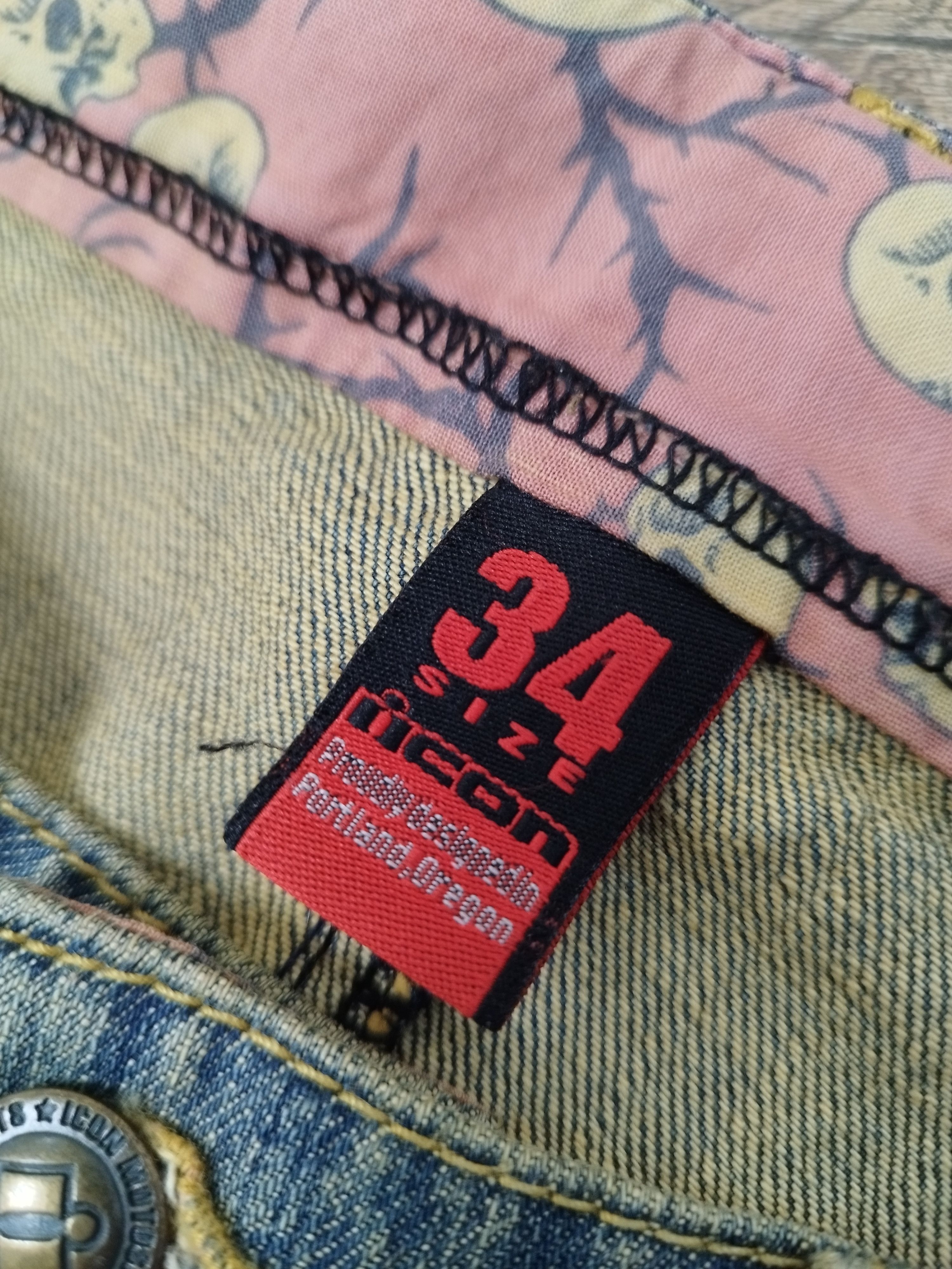 ICON Motorsports Vintage Icon Motosports Heavyweight Riding Jeans Baggy Moto Size US 34 / EU 50 - 17 Thumbnail