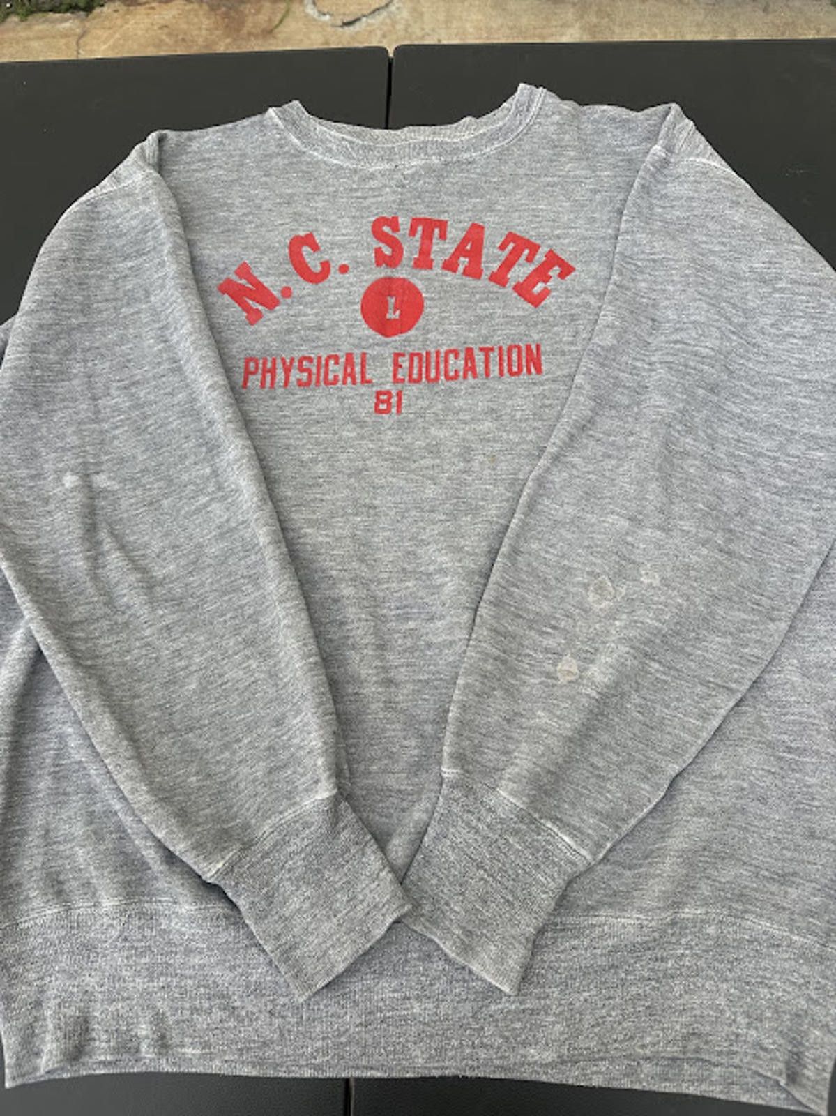 Russell Athletic Vintage NC State 81 Sweatshirt L Size US L / EU 52-54 / 3 - 3 Thumbnail