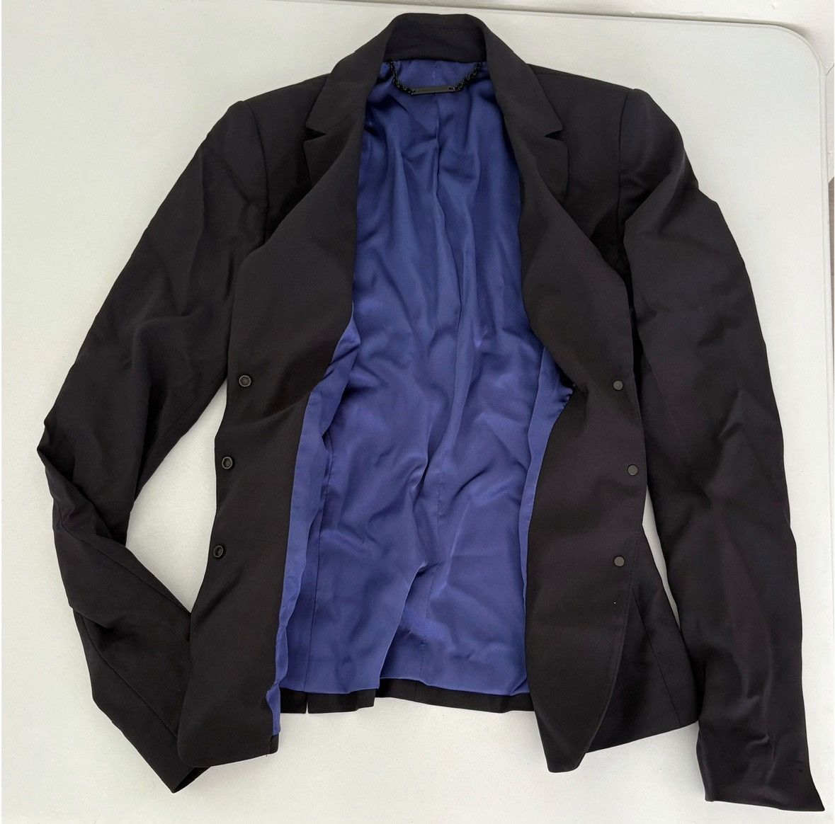 Elie Tahari Elie Tahari Navy Blue Business Blazer Coat Jacket Size 0 💙✨ Size XS / US 0-2 / IT 36-38 - 2 Thumbnail